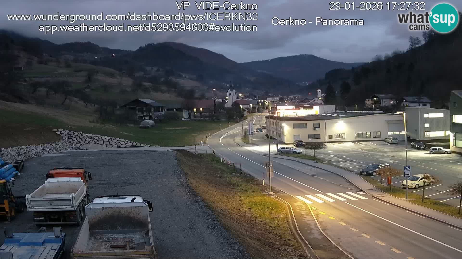 Cerkno Stadteingang Live-Webcam