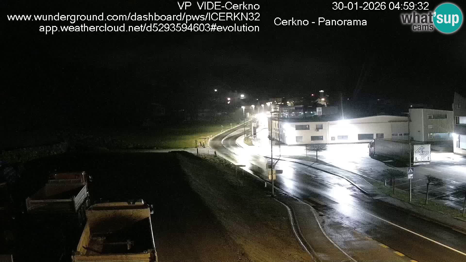Cerkno entrada a la ciudad Webcam en vivo