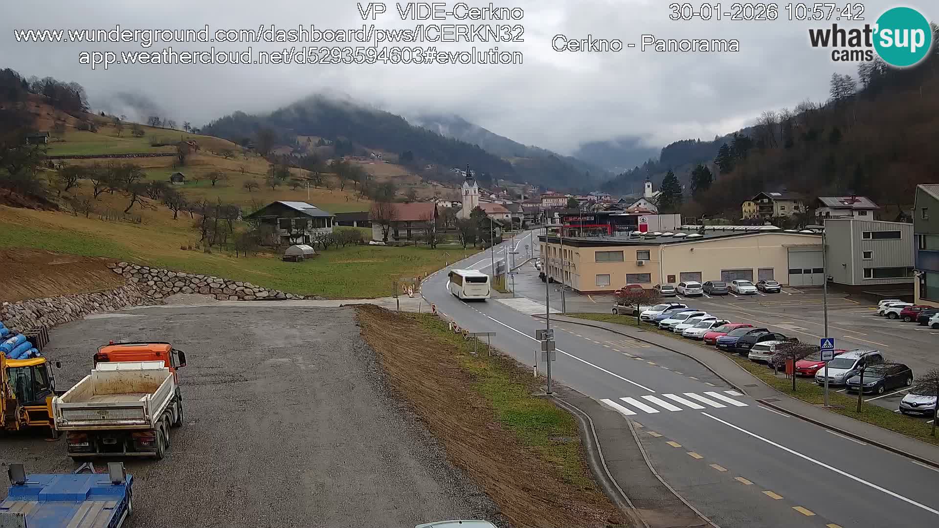 Webcam Ingresso Città di Cerkno