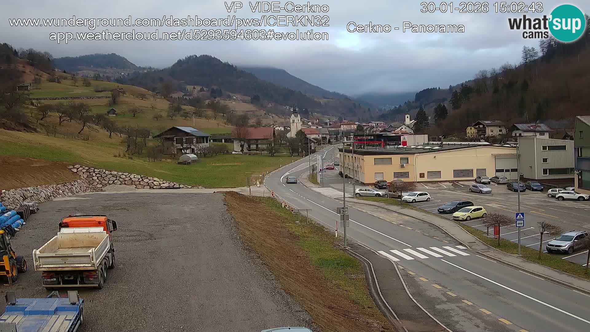 Webcam Ingresso Città di Cerkno