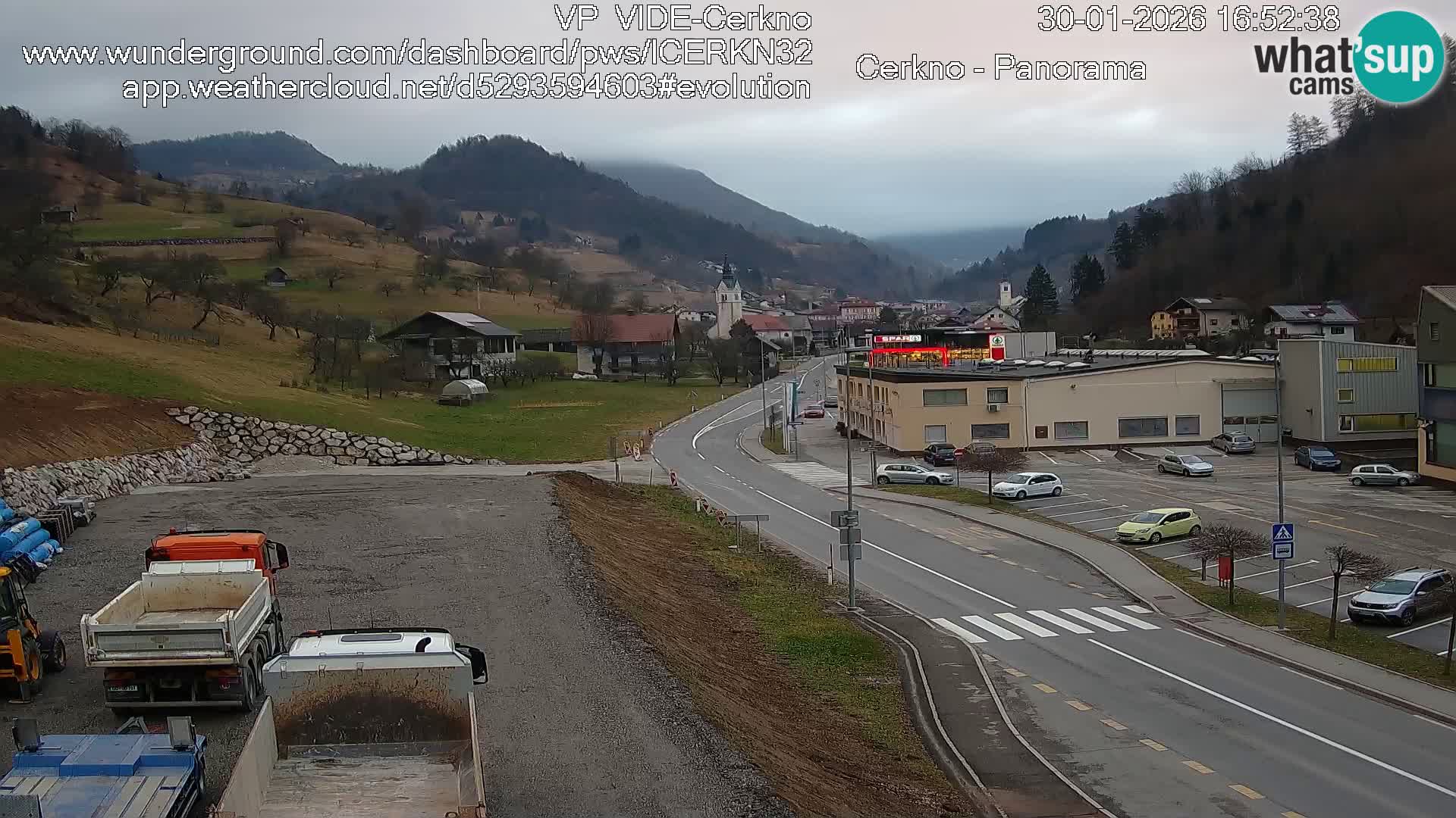Webcam Ingresso Città di Cerkno