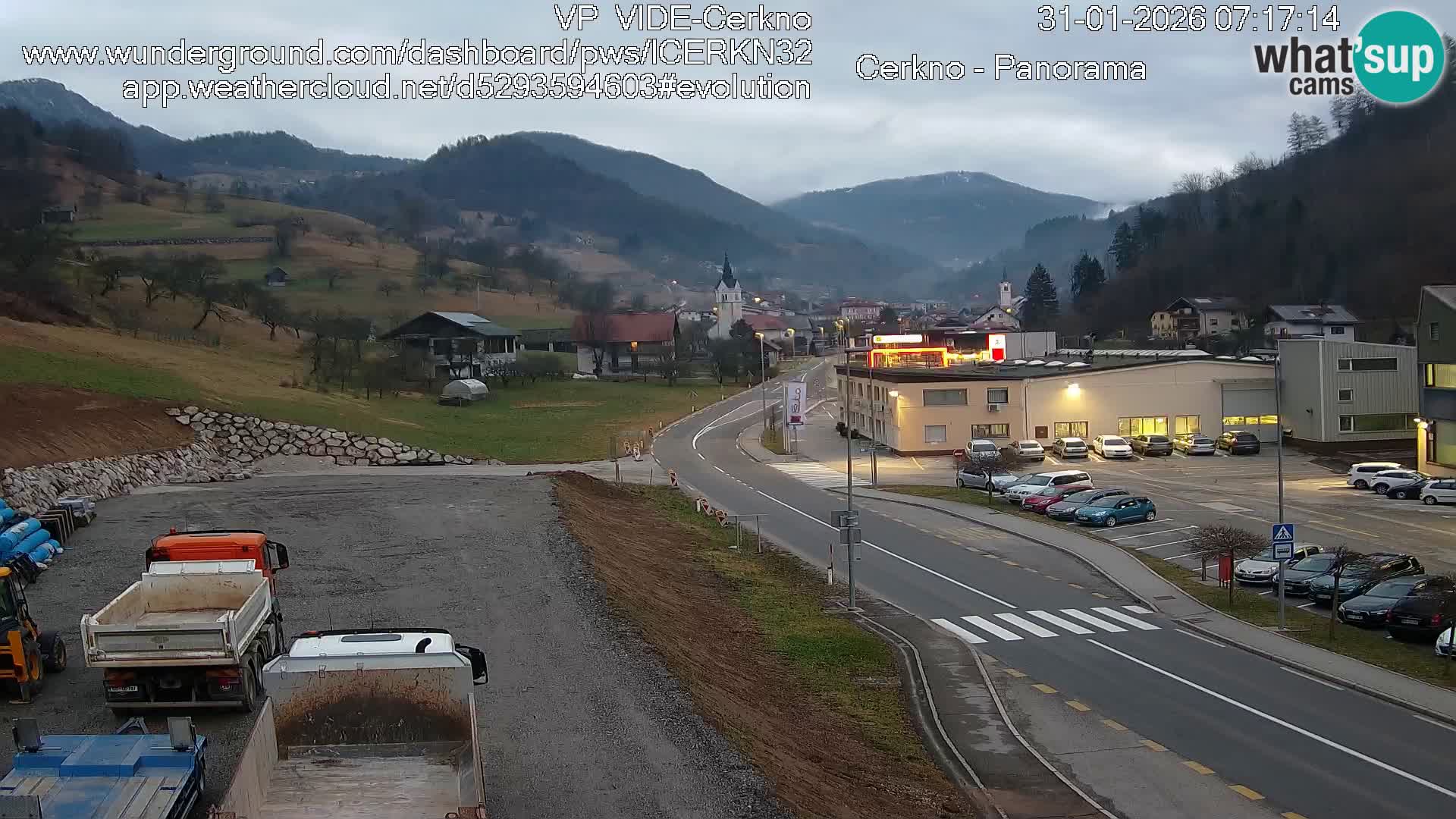 Webcam Ingresso Città di Cerkno