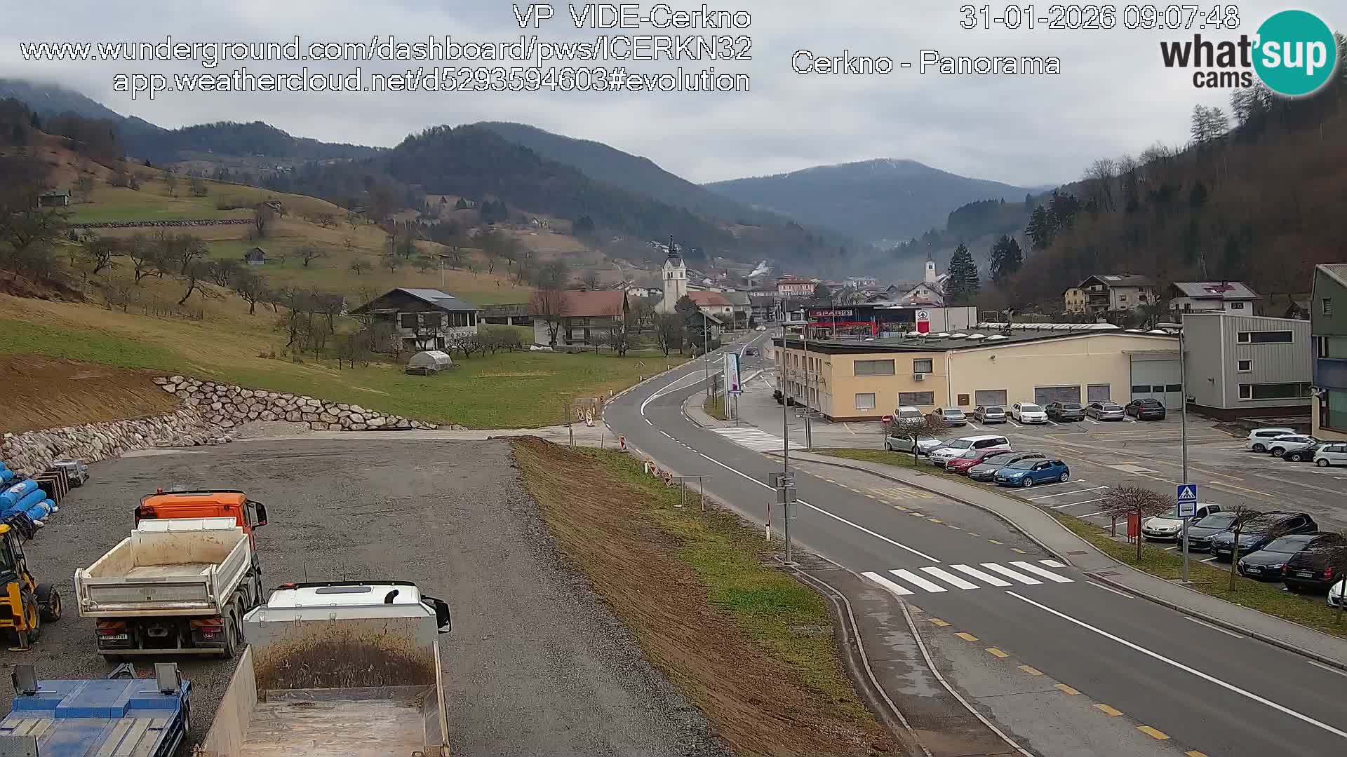 Webcam Ingresso Città di Cerkno