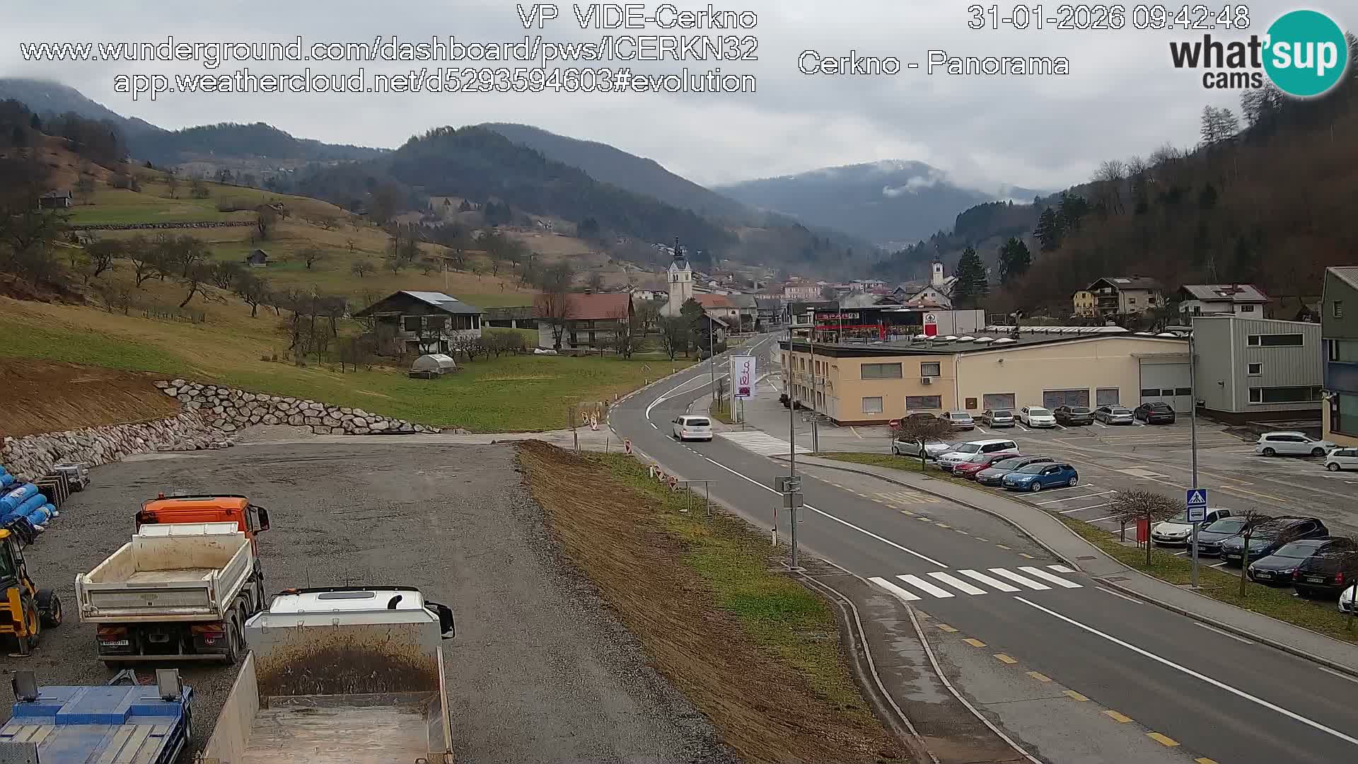 Webcam Ingresso Città di Cerkno