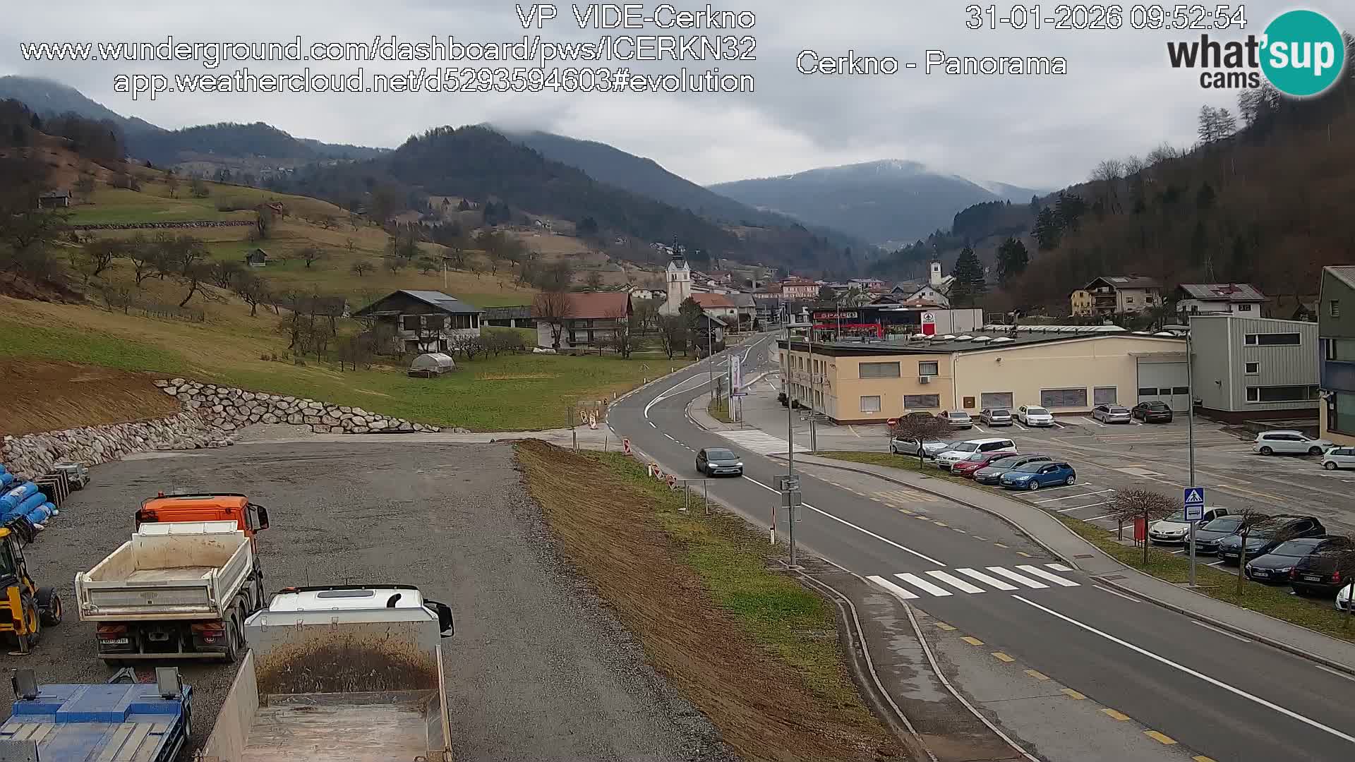 Cerkno Stadteingang Live-Webcam