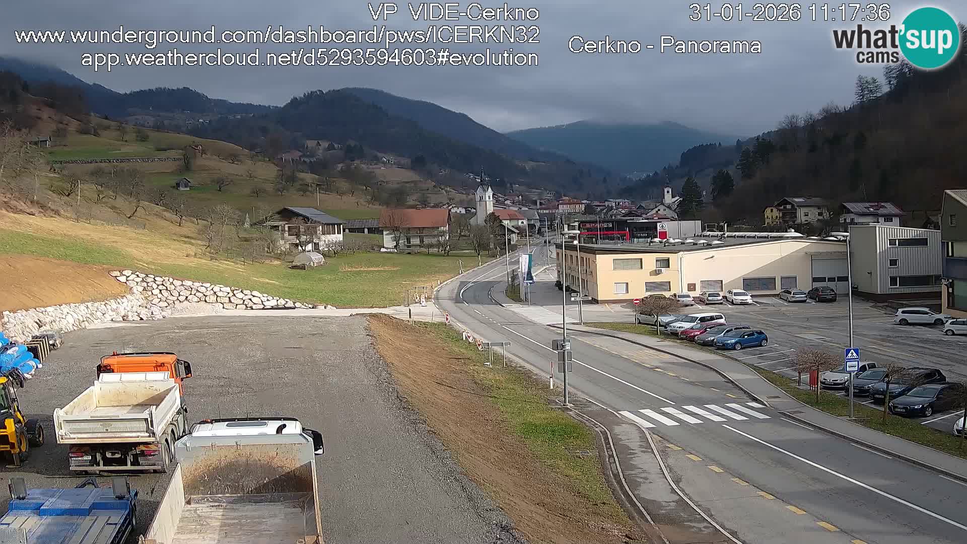 Webcam Ingresso Città di Cerkno