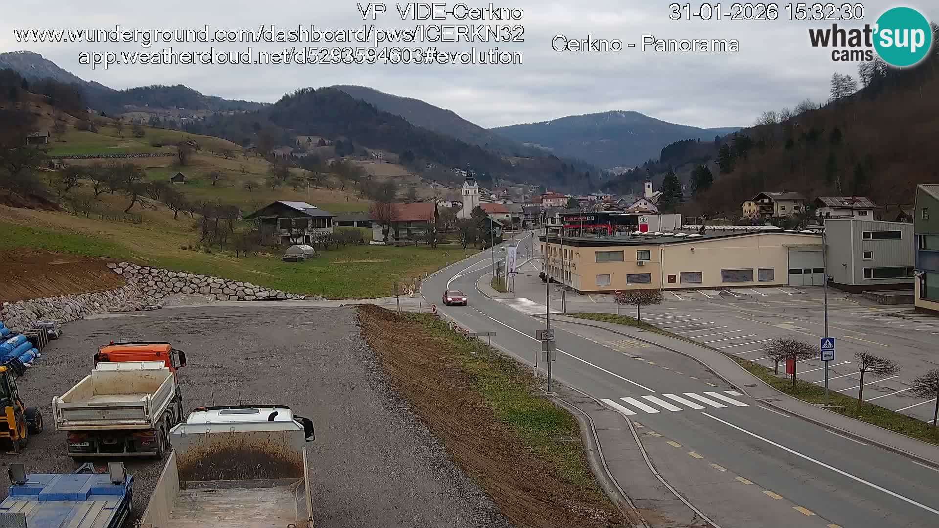 Webcam Ingresso Città di Cerkno