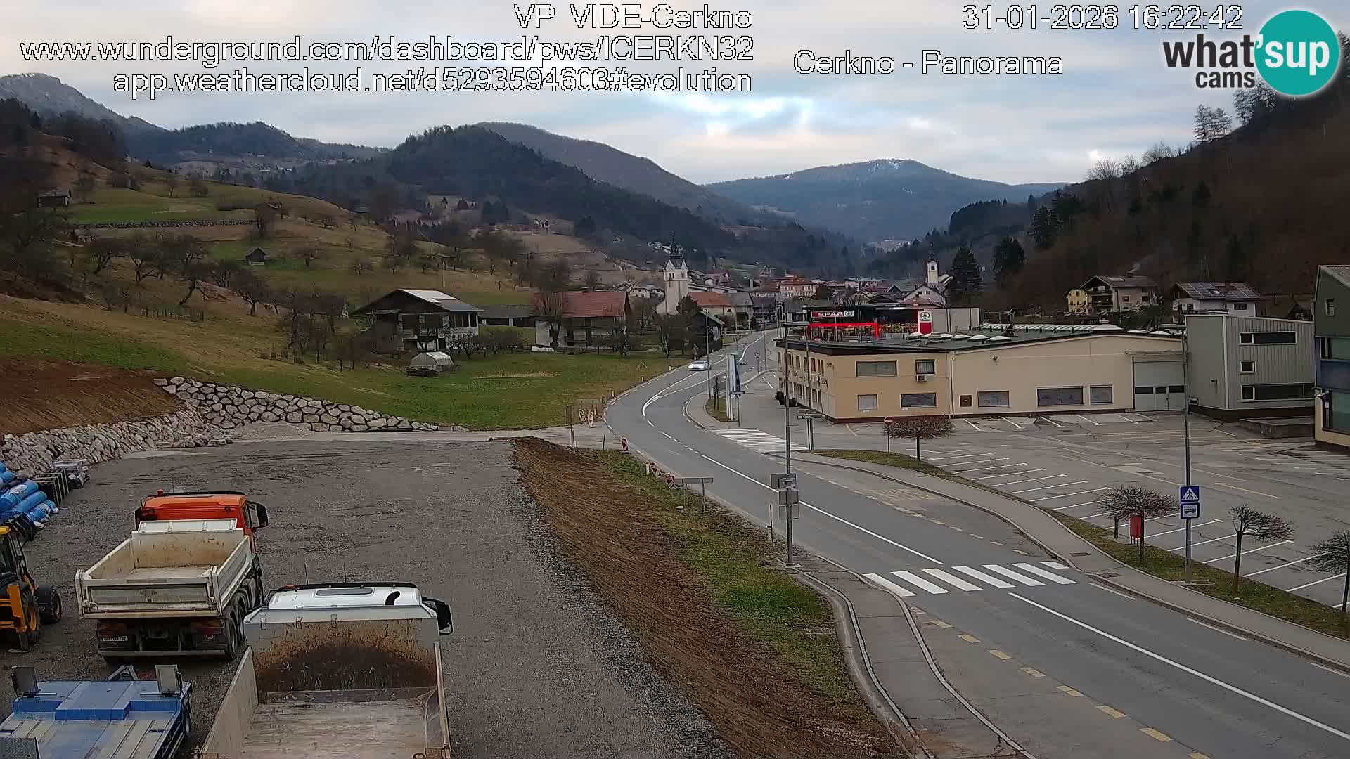 Webcam Ingresso Città di Cerkno