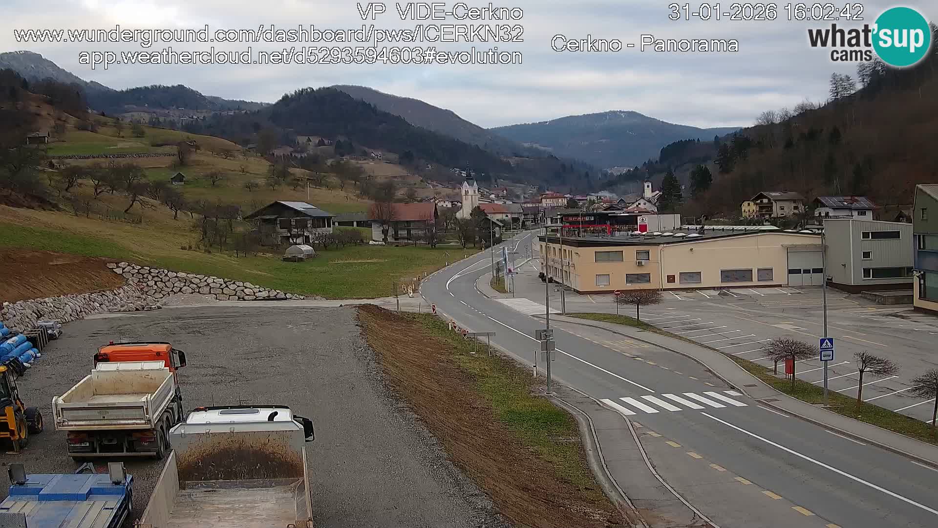 Cerkno ulaz u grad – Kamera uživo