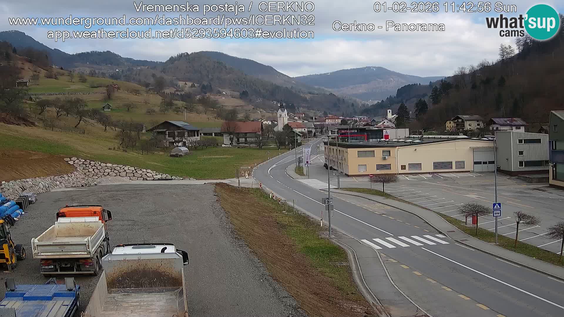 Cerkno Stadteingang Live-Webcam