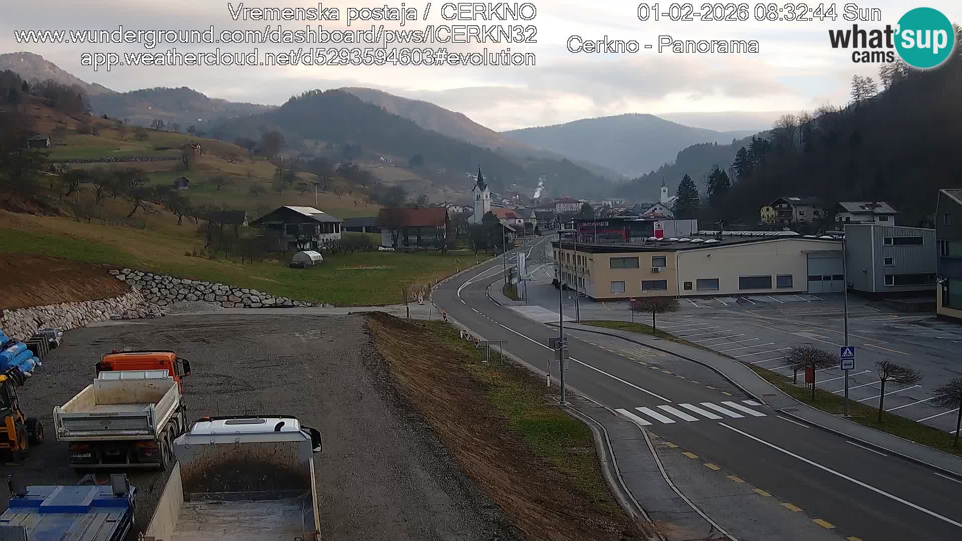 Webcam Ingresso Città di Cerkno