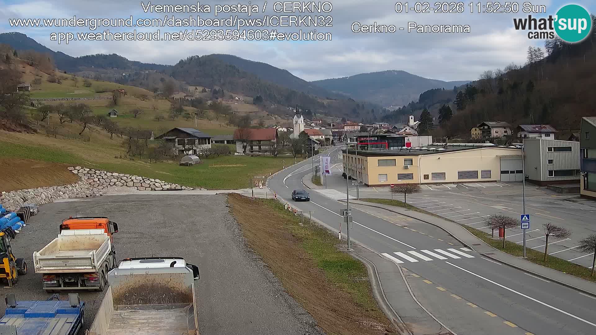 Cerkno Stadteingang Live-Webcam