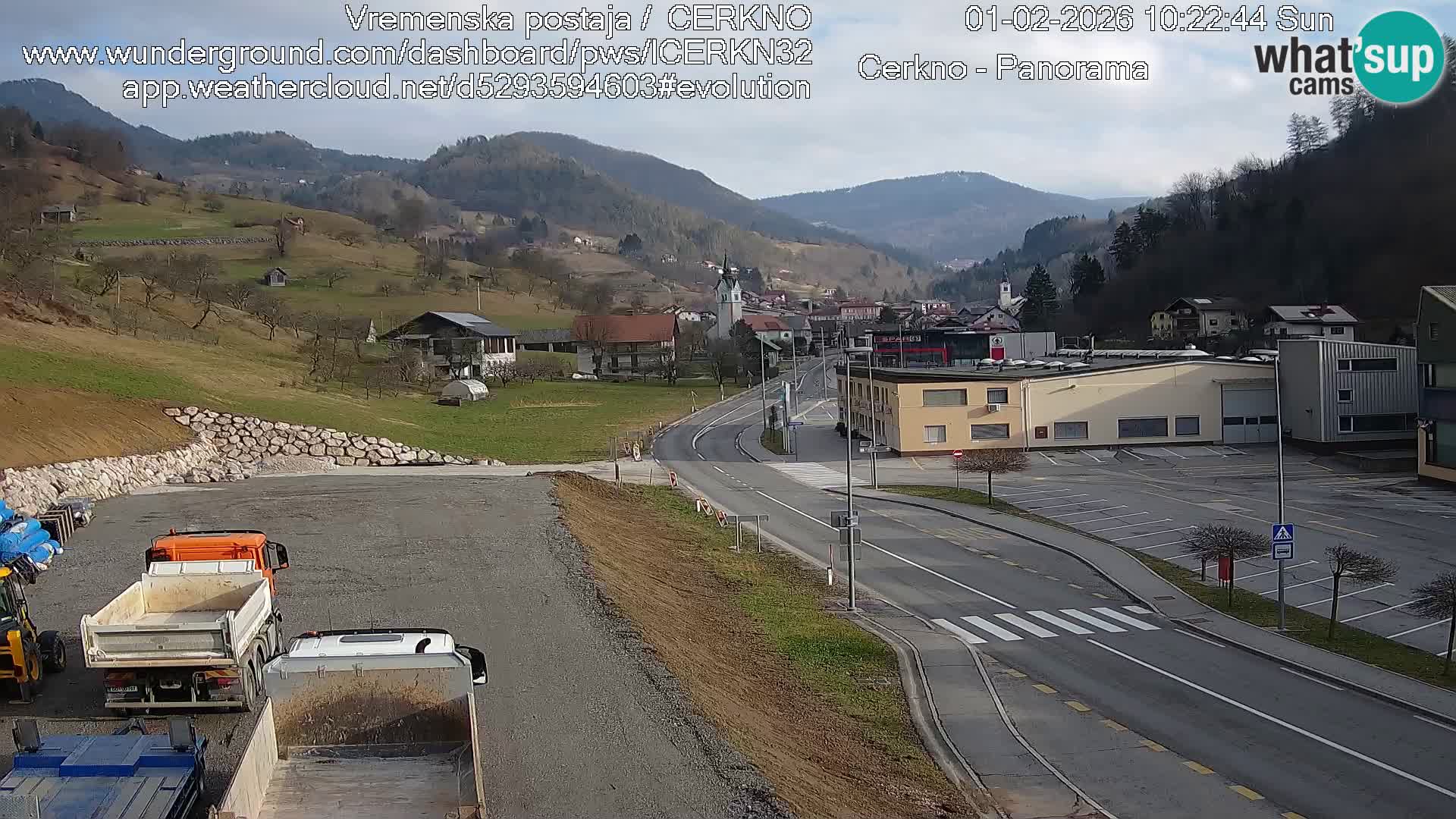 Webcam Ingresso Città di Cerkno