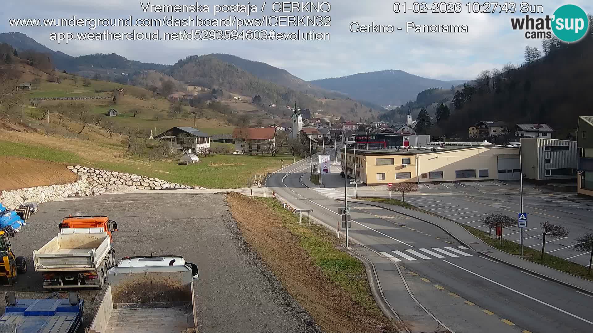 Webcam Ingresso Città di Cerkno