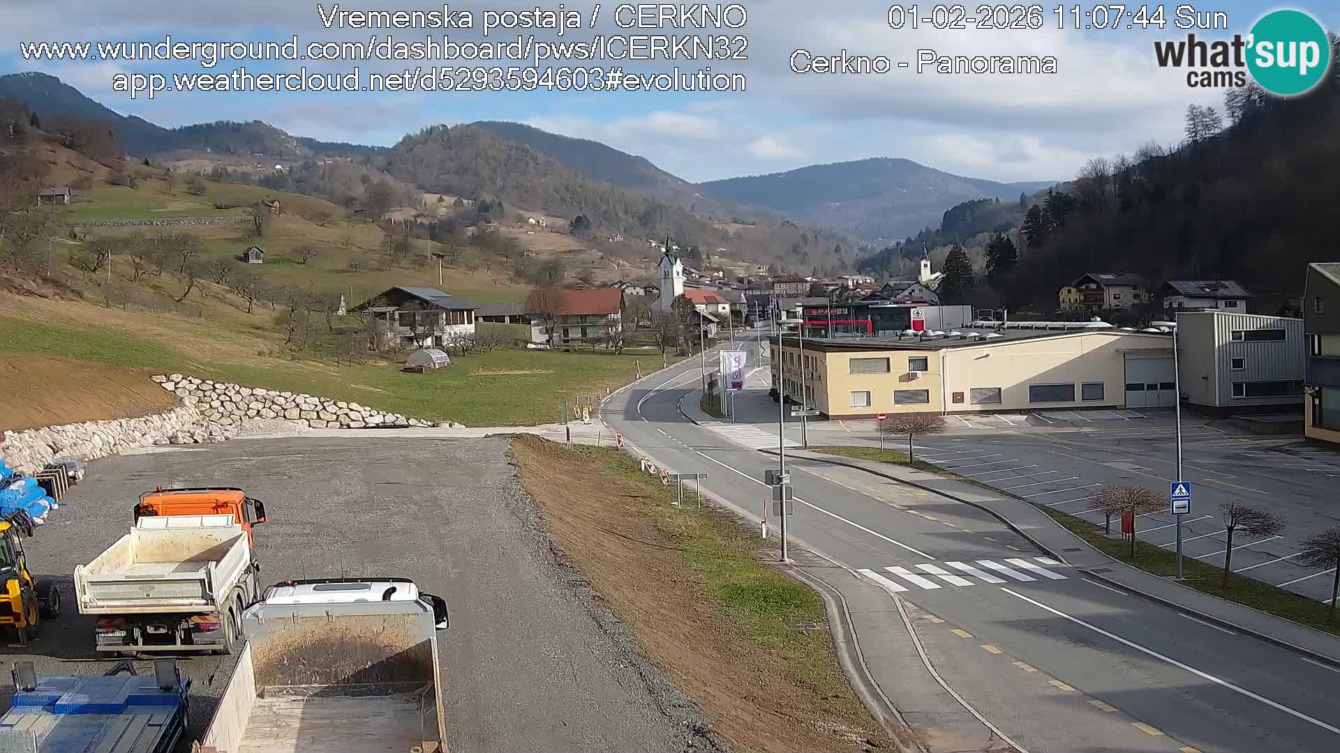 Cerkno Stadteingang Live-Webcam