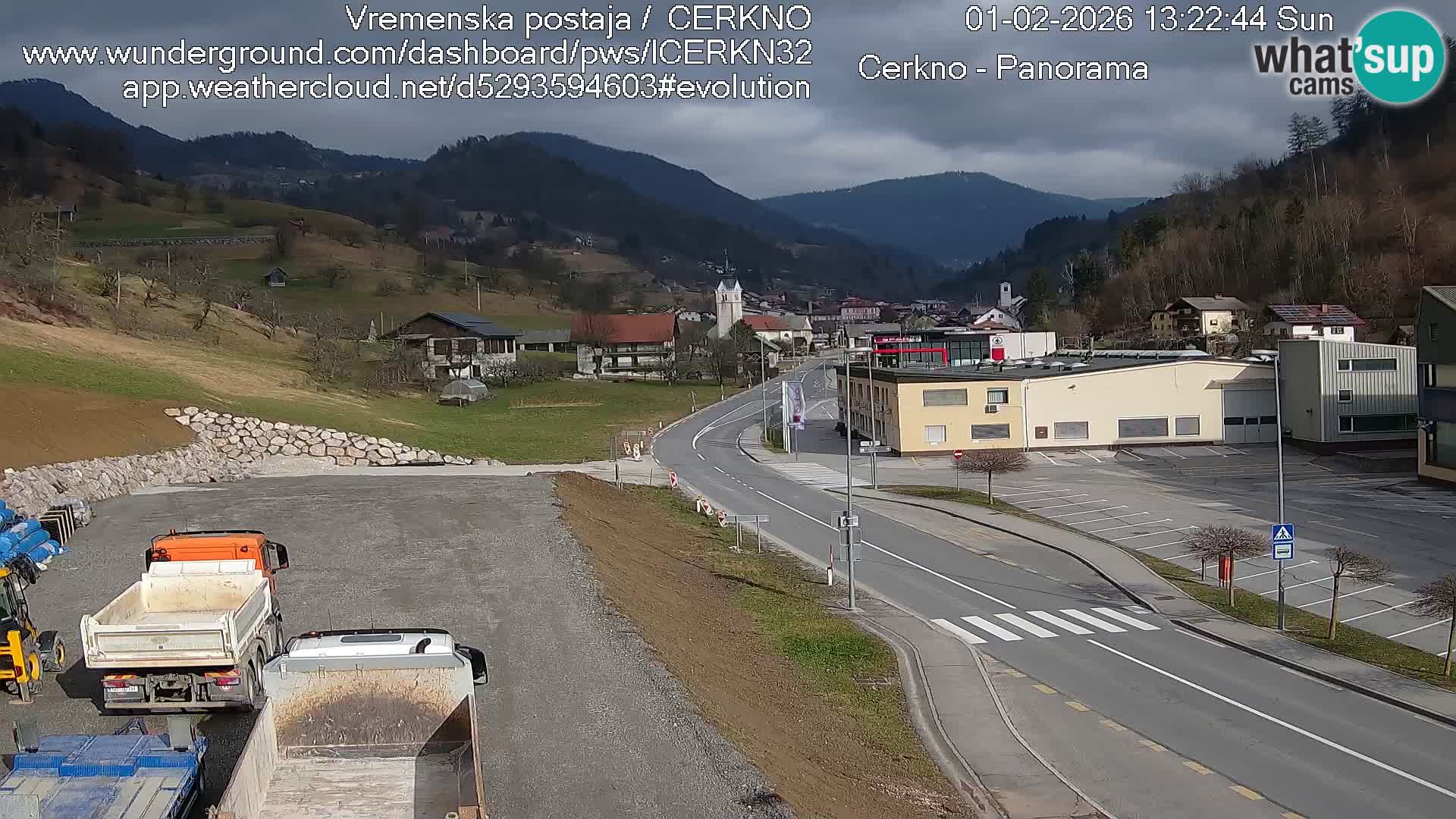 Webcam Ingresso Città di Cerkno