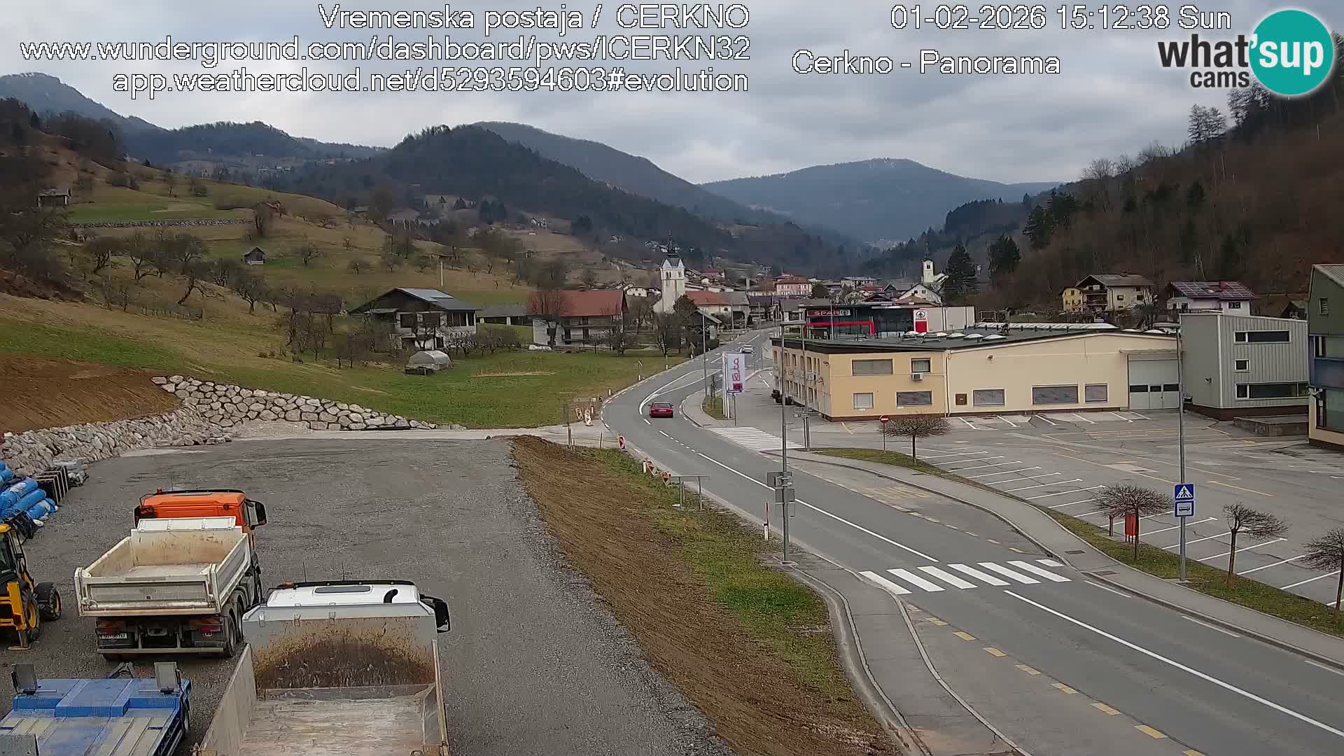 Cerkno Stadteingang Live-Webcam