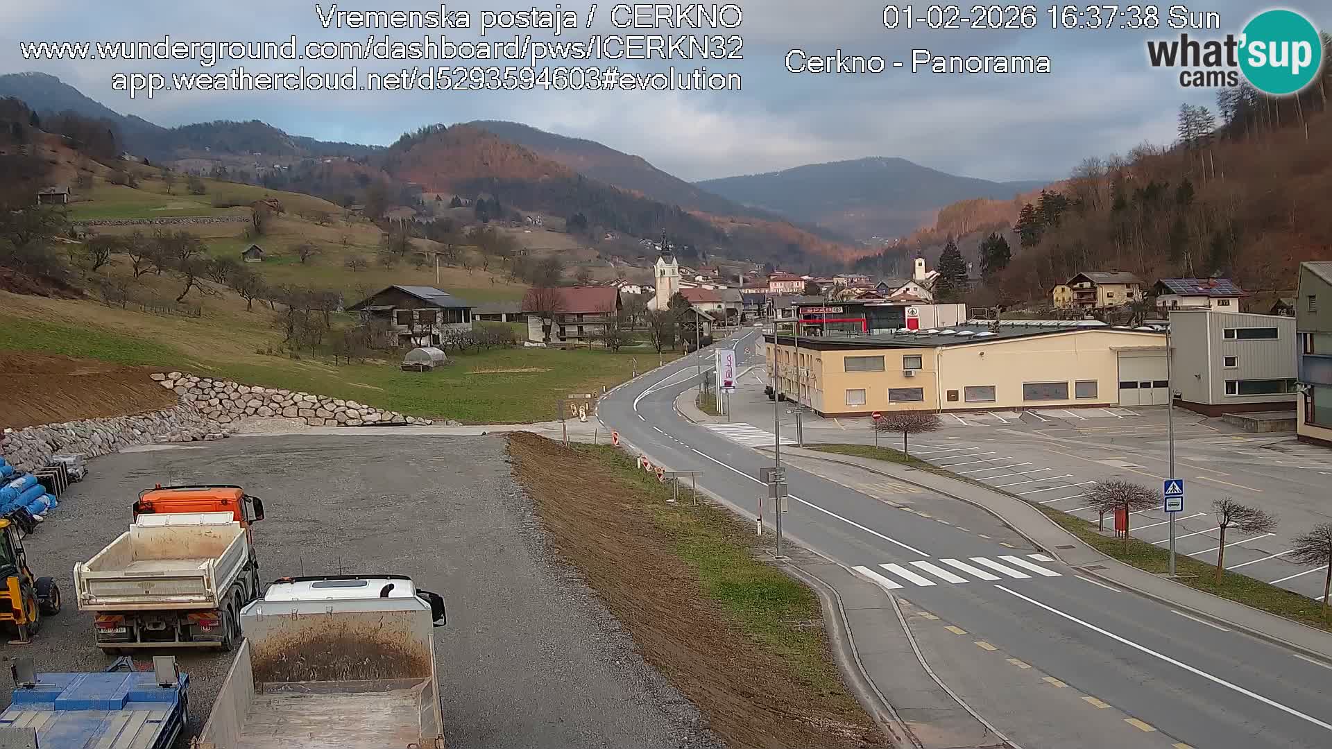 Webcam Ingresso Città di Cerkno
