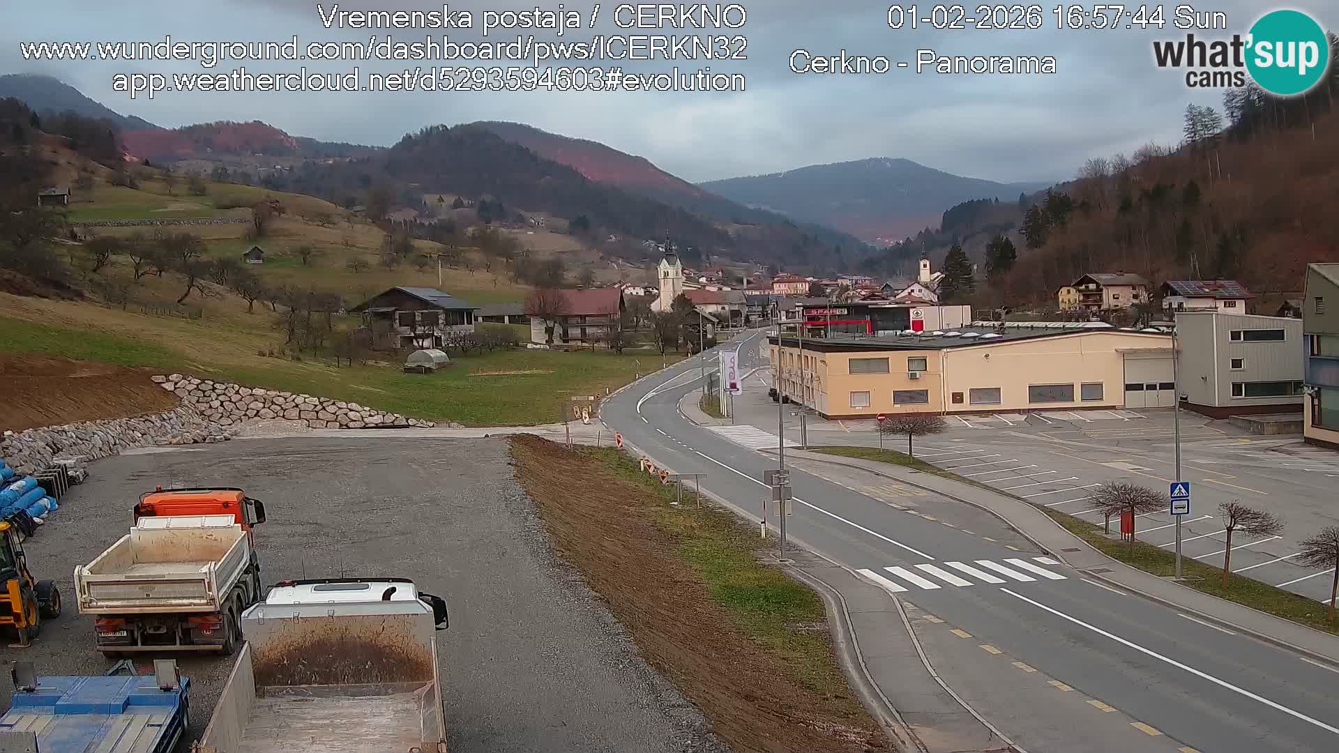 Webcam Ingresso Città di Cerkno