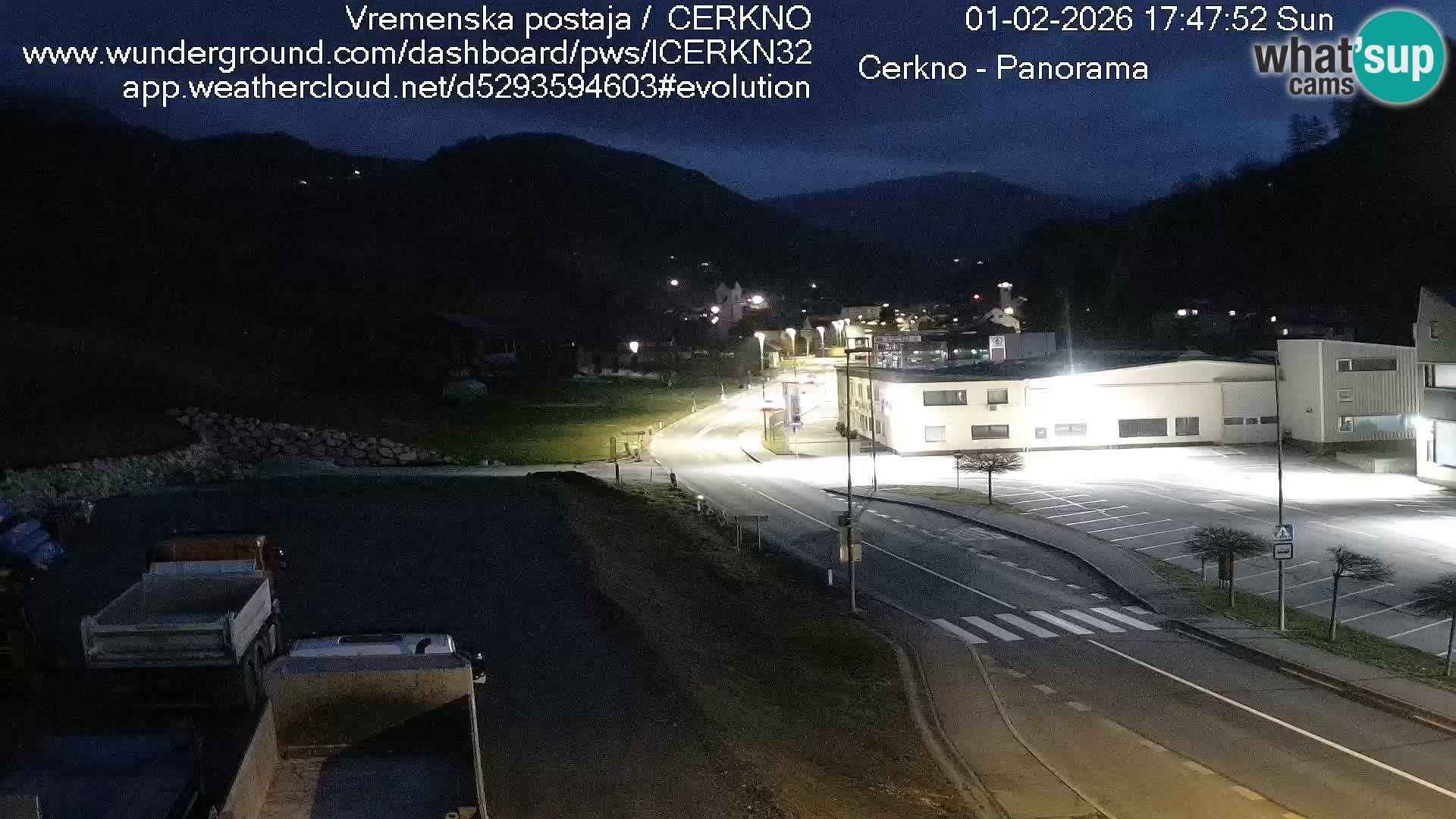 Cerkno Stadteingang Live-Webcam