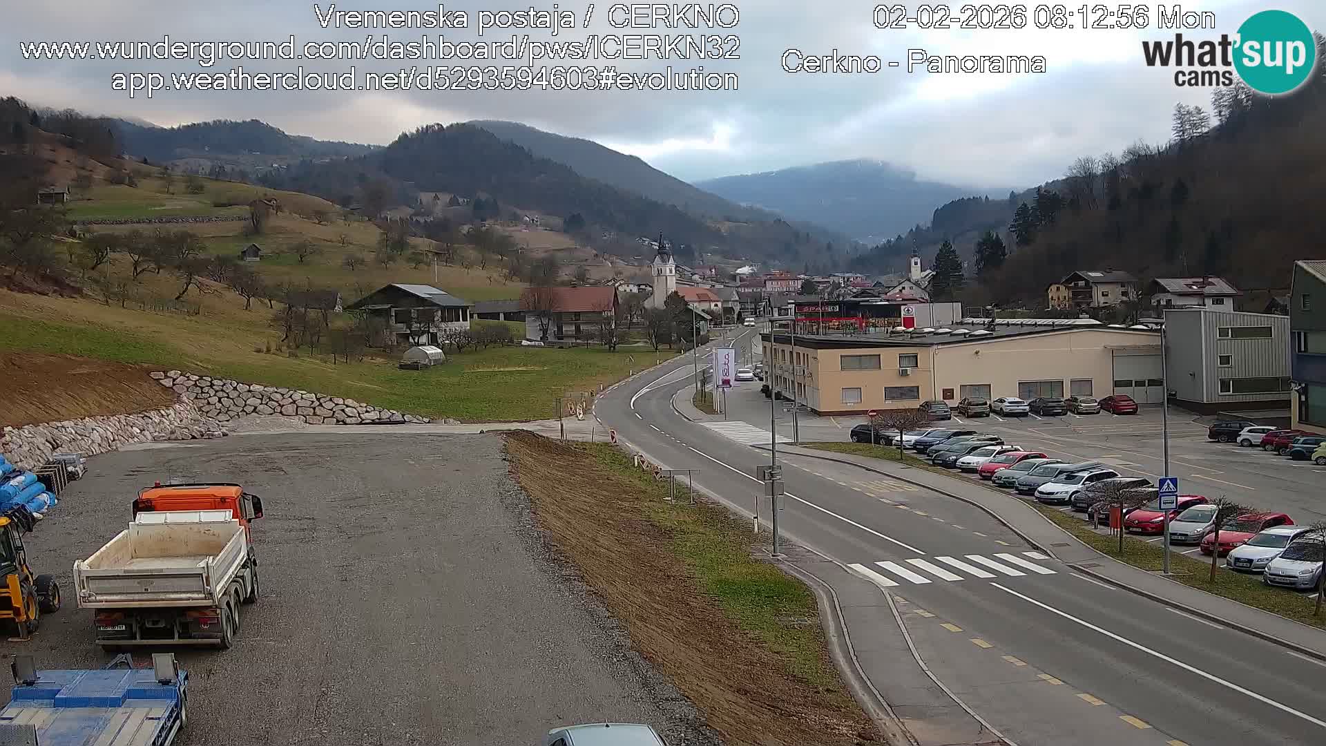 Cerkno Stadteingang Live-Webcam
