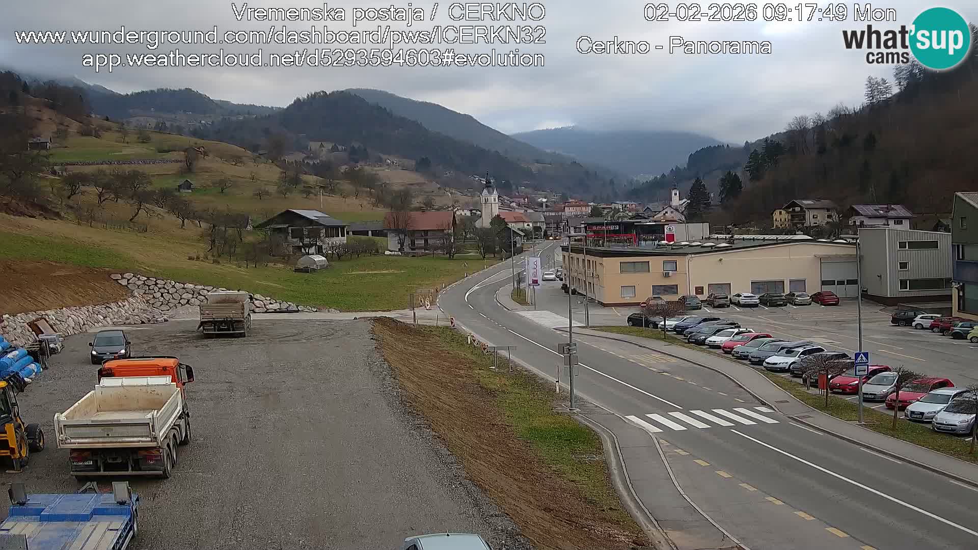 Webcam Ingresso Città di Cerkno