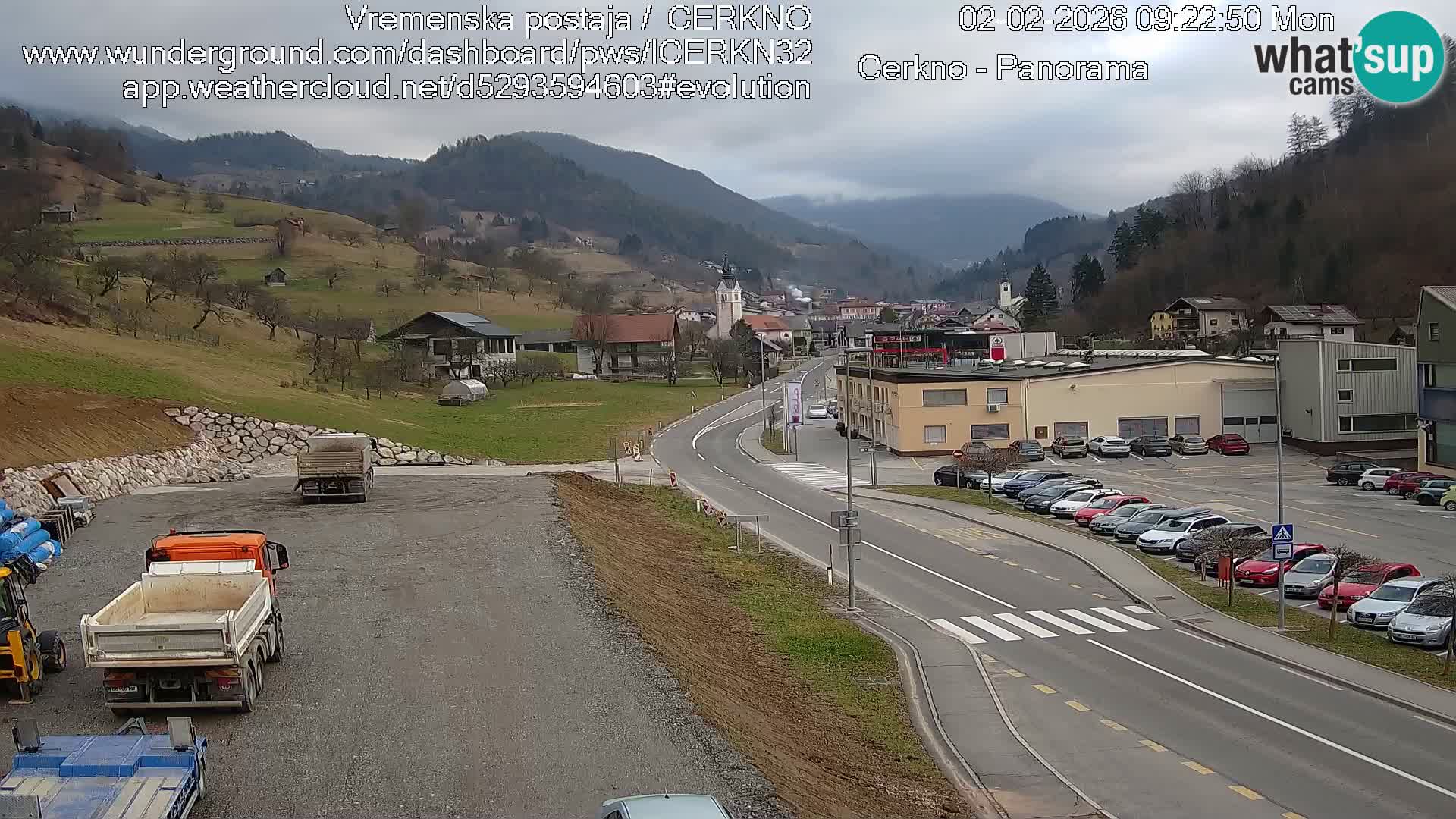 Webcam Ingresso Città di Cerkno