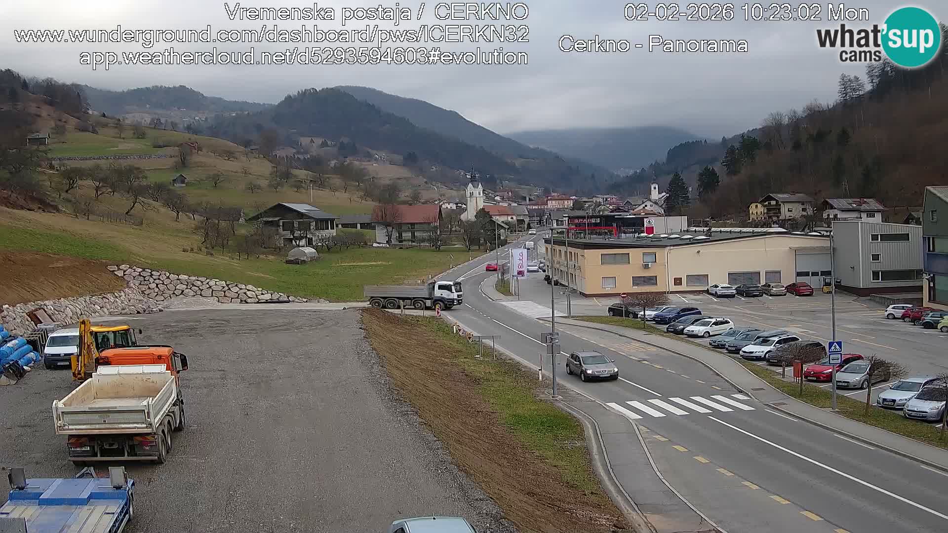 Cerkno Stadteingang Live-Webcam