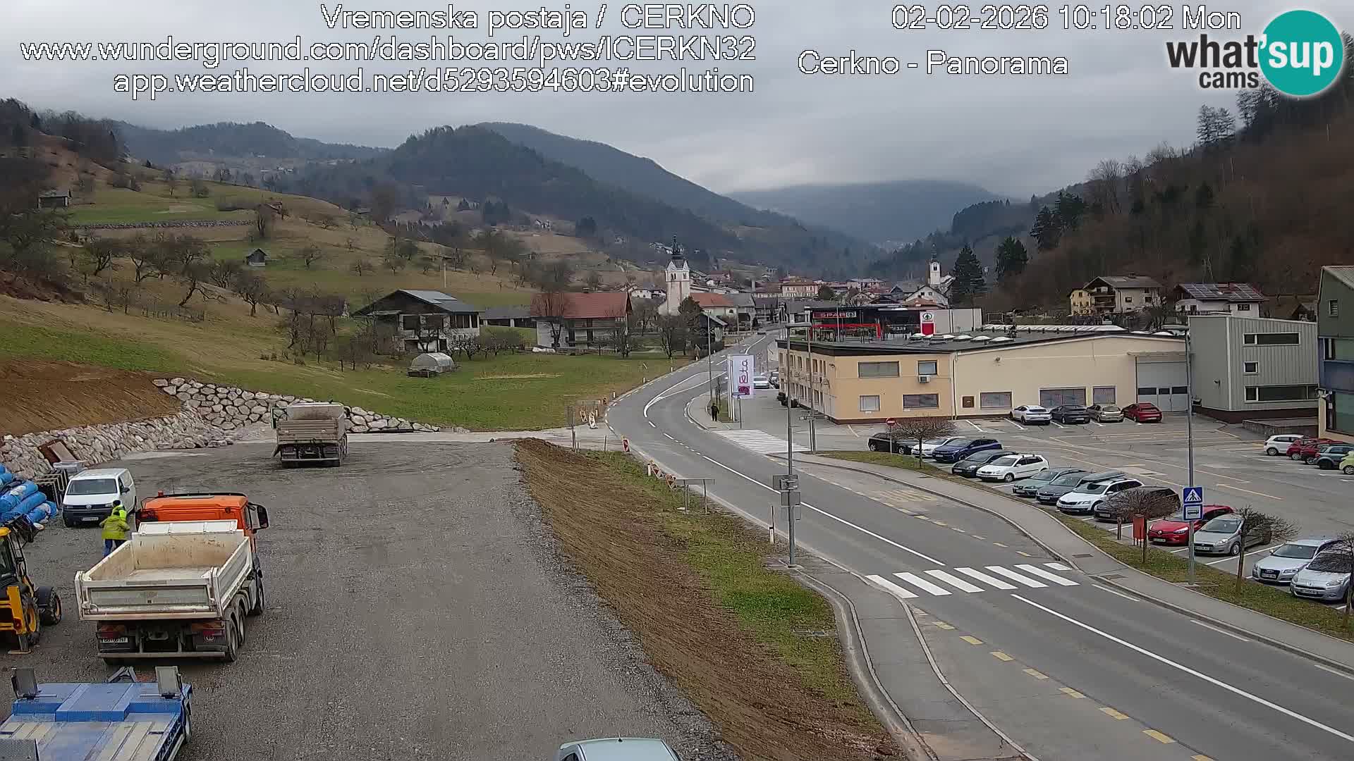 Cerkno Stadteingang Live-Webcam