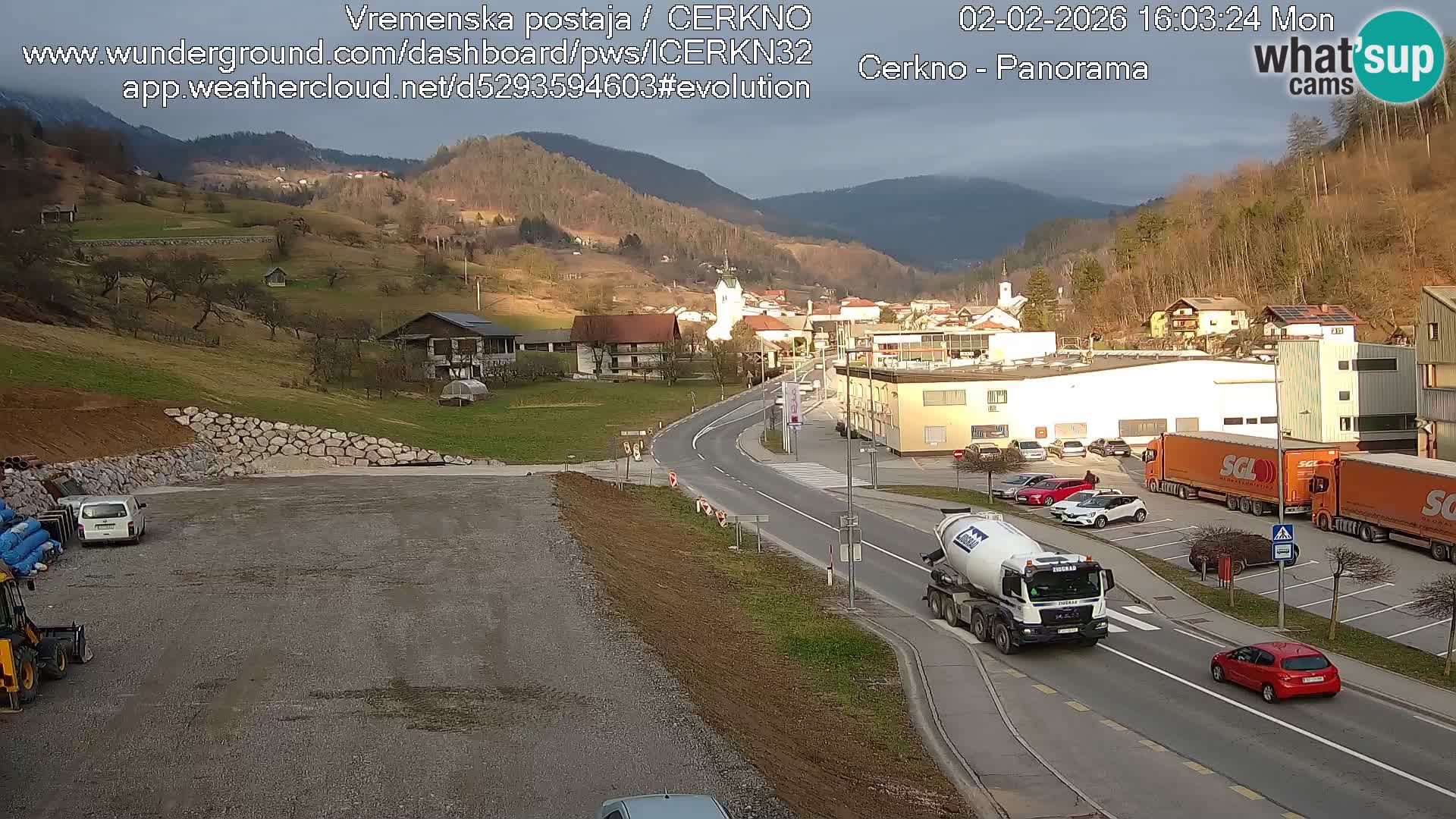 Cerkno Stadteingang Live-Webcam