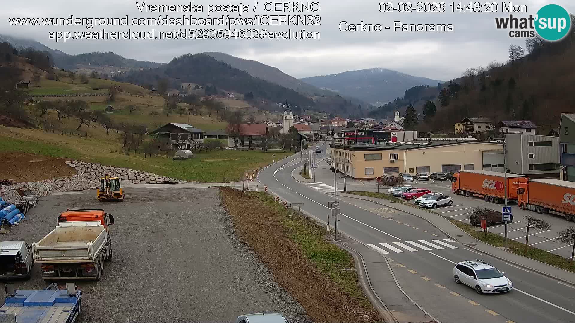 Webcam Ingresso Città di Cerkno