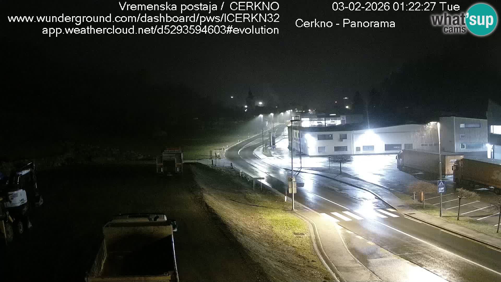 Cerkno ulaz u grad – Kamera uživo