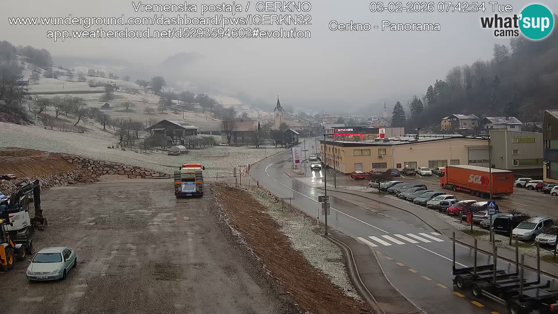Webcam Ingresso Città di Cerkno