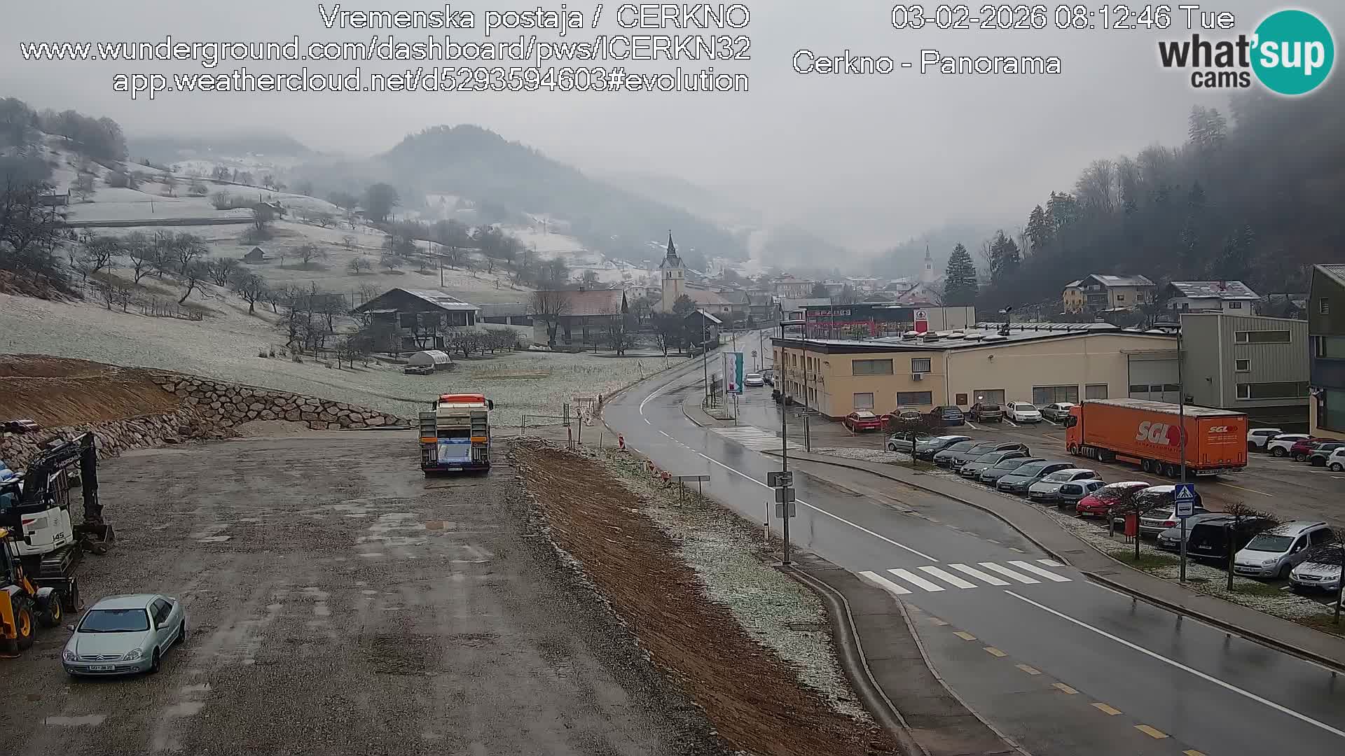 Webcam Ingresso Città di Cerkno
