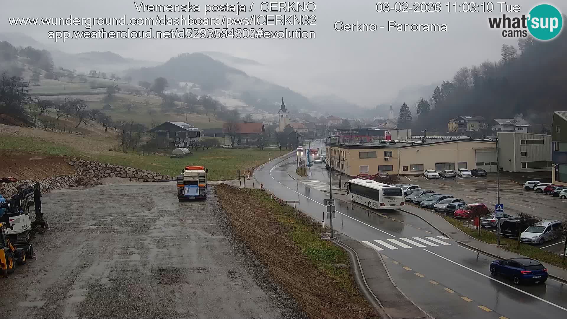 Cerkno ulaz u grad – Kamera uživo