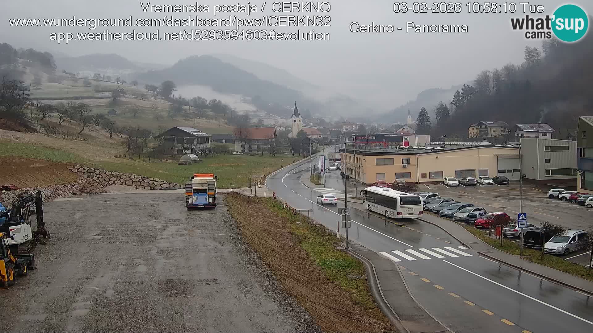 Webcam Ingresso Città di Cerkno