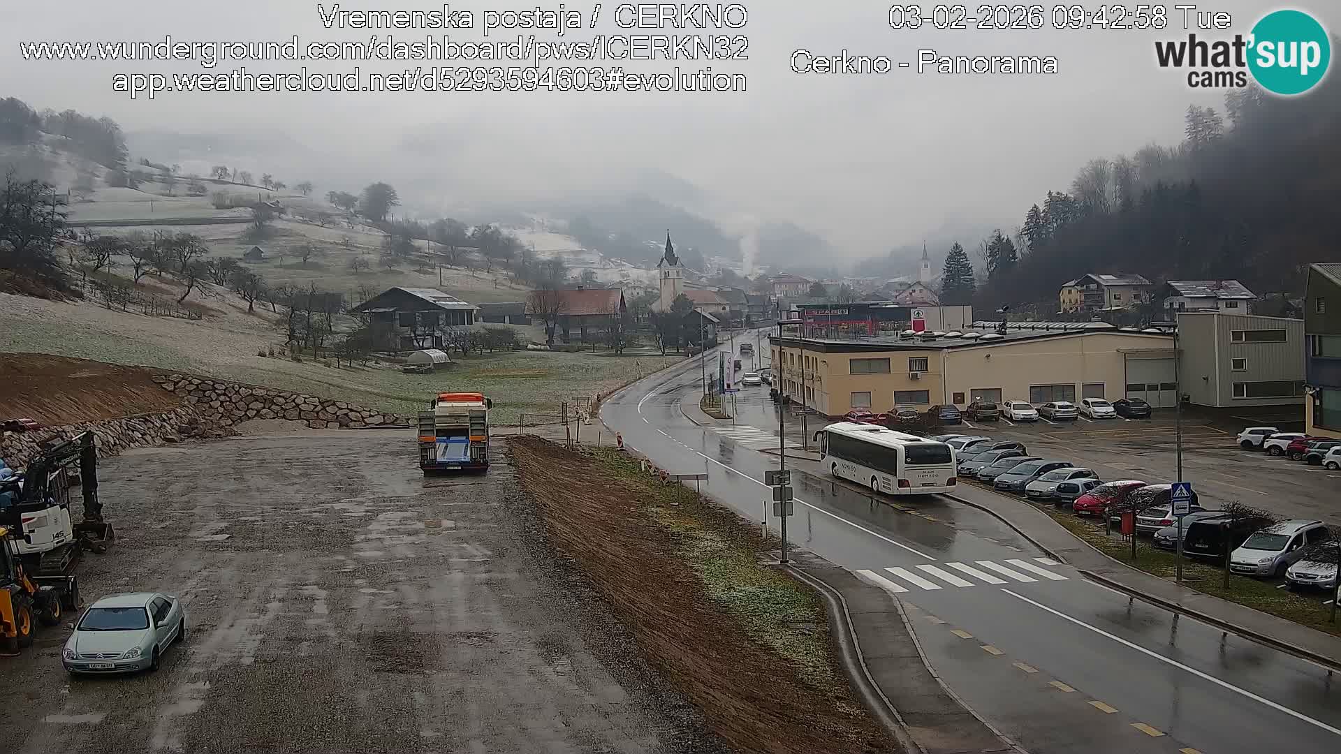 Cerkno ulaz u grad – Kamera uživo