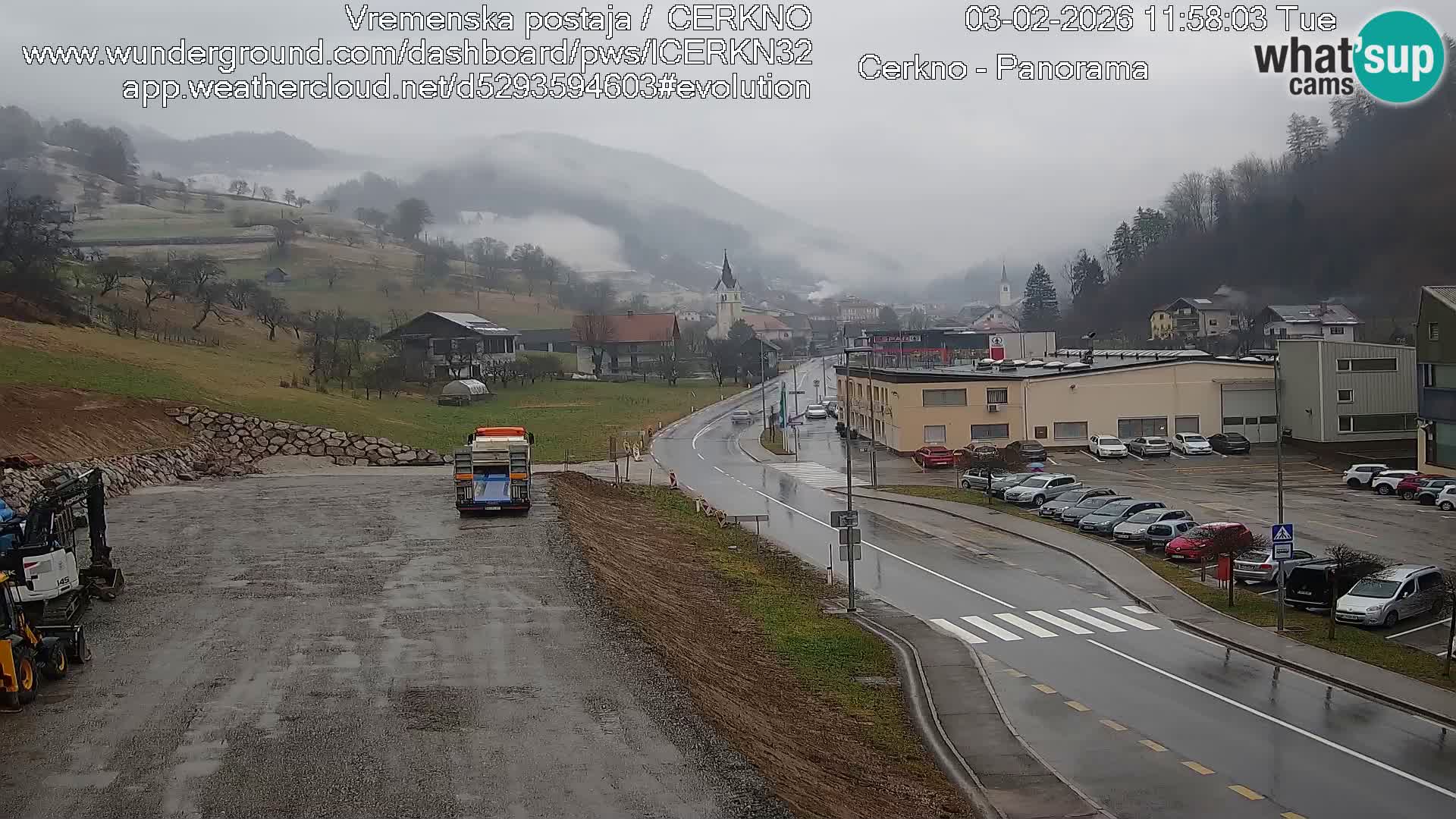 Cerkno Stadteingang Live-Webcam