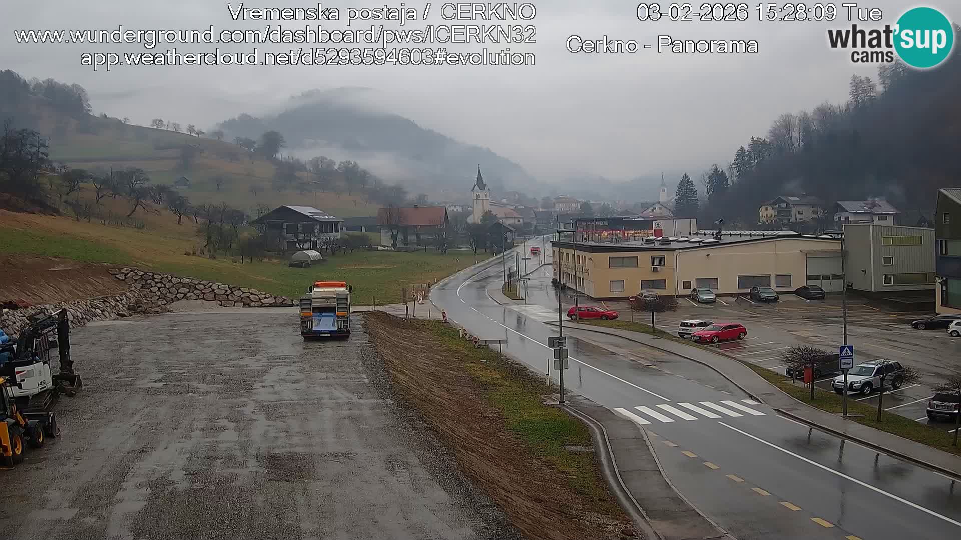 Webcam Ingresso Città di Cerkno