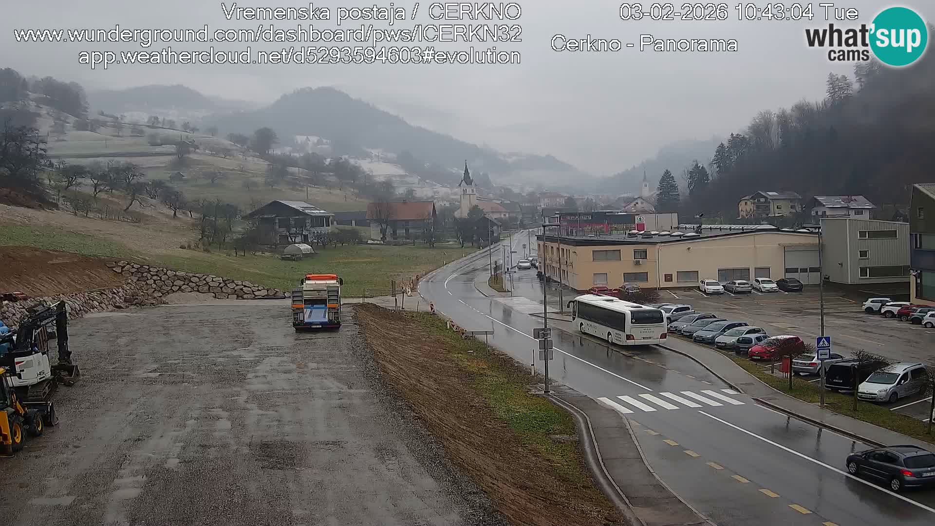 Webcam Ingresso Città di Cerkno