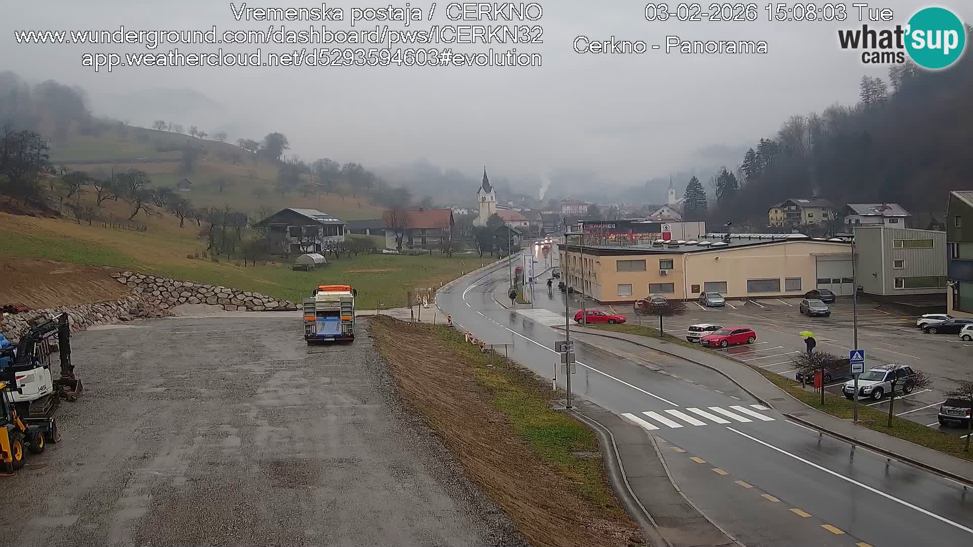 Cerkno Stadteingang Live-Webcam