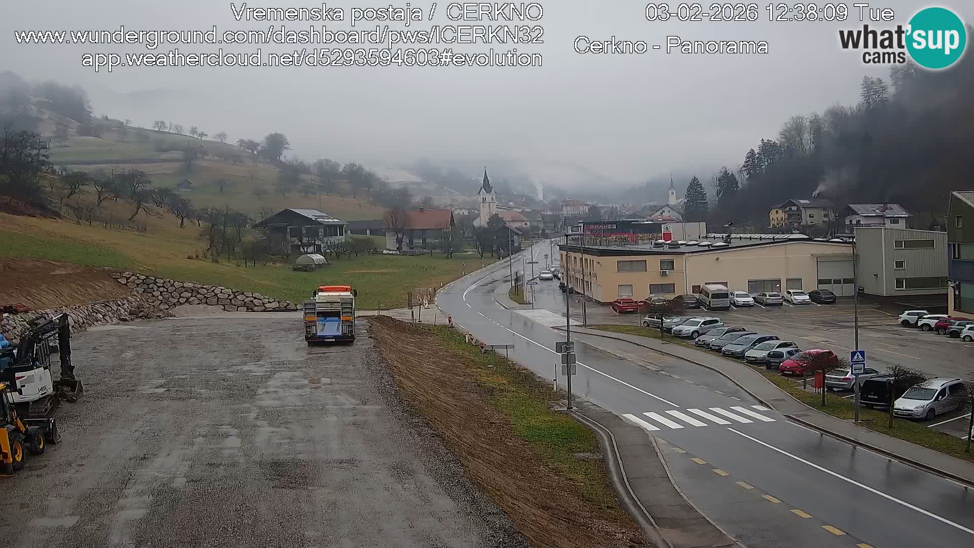 Cerkno Stadteingang Live-Webcam