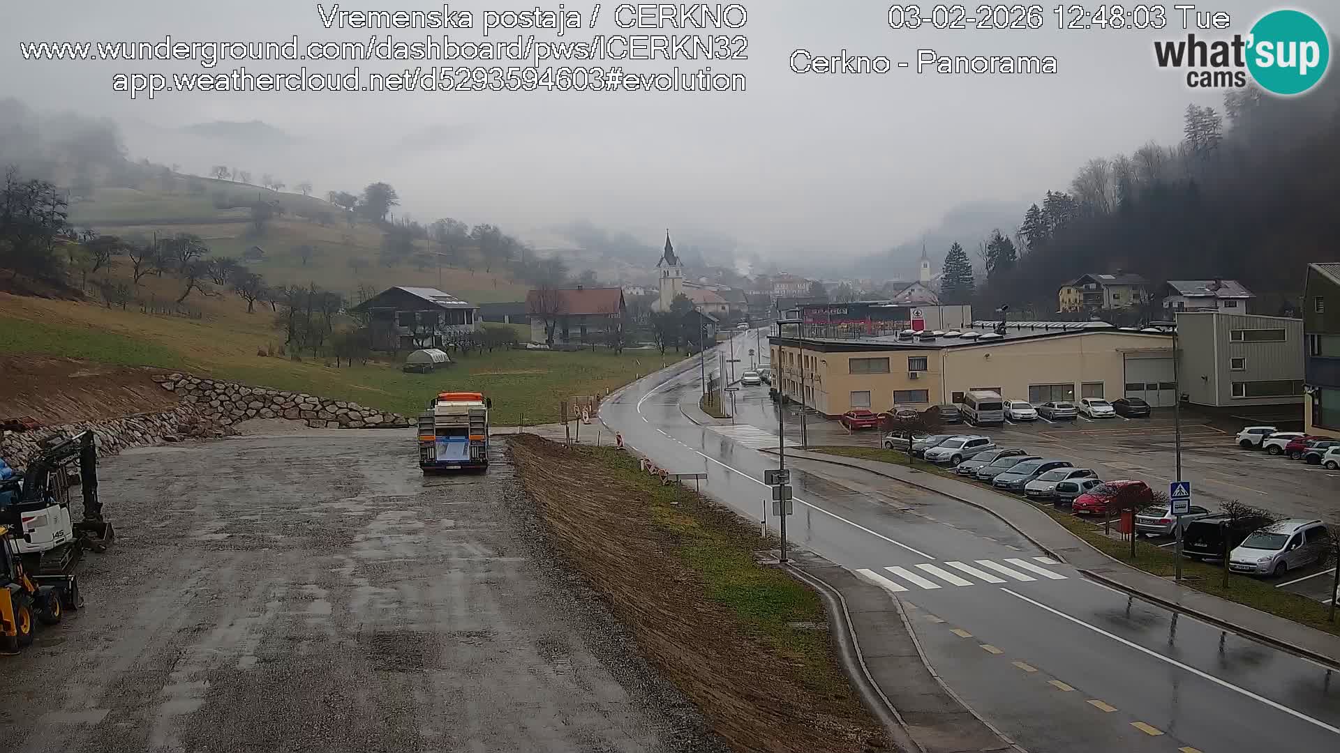 Webcam Ingresso Città di Cerkno