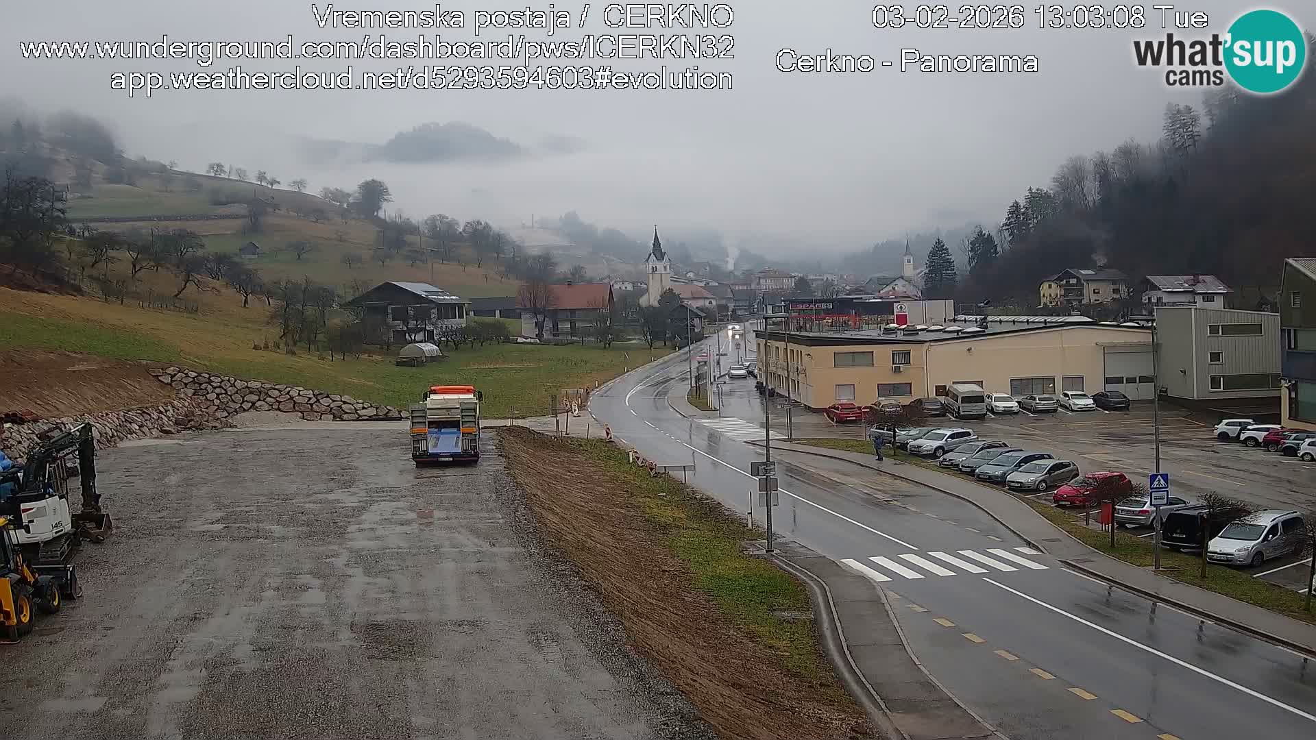 Webcam Ingresso Città di Cerkno