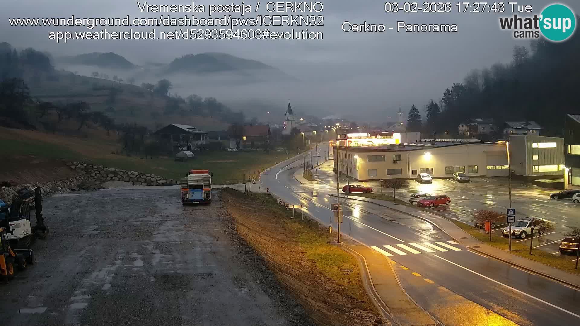 Cerkno Stadteingang Live-Webcam