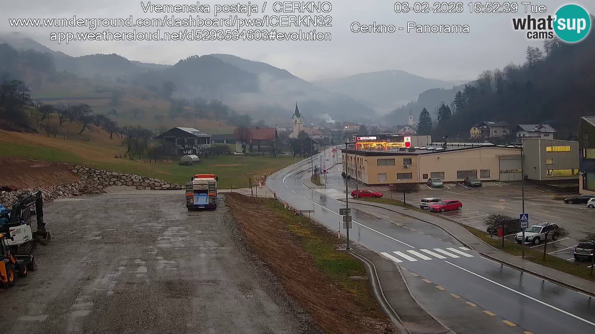Webcam Ingresso Città di Cerkno
