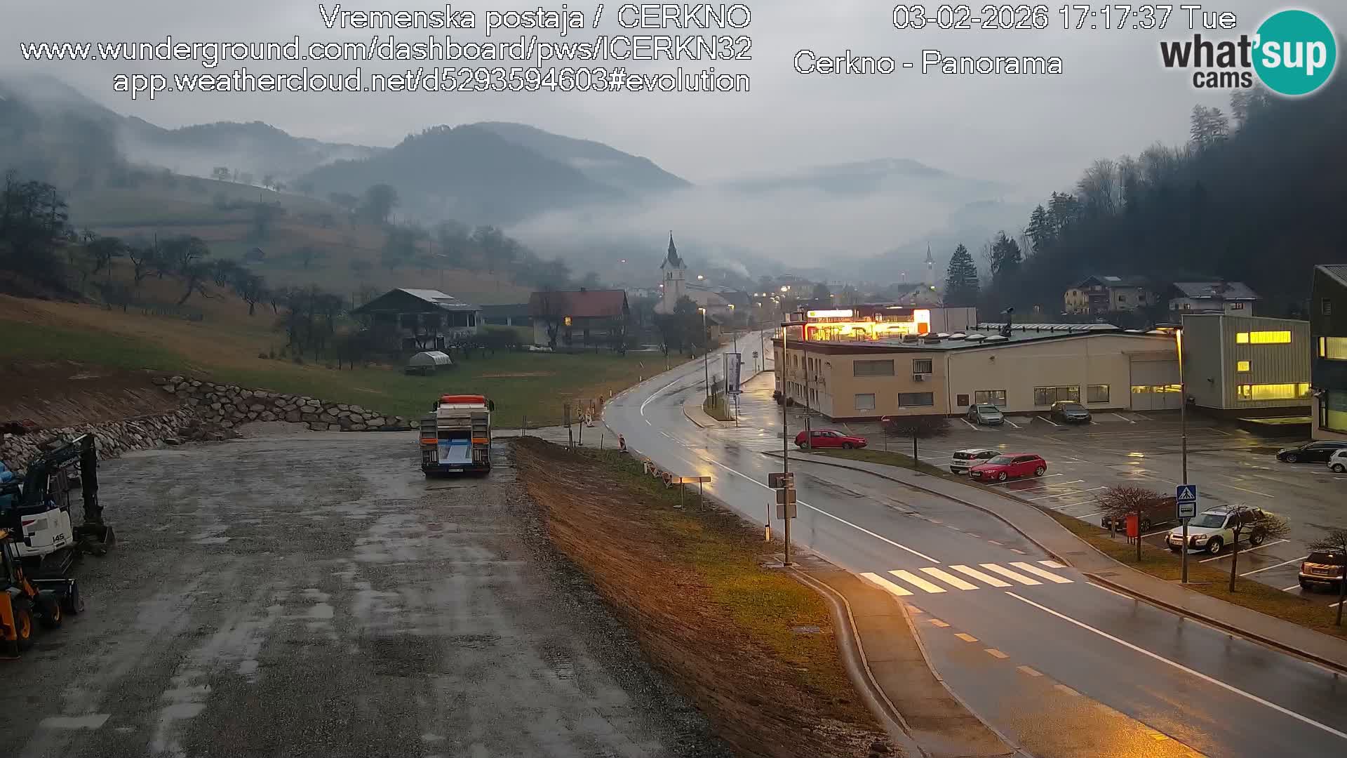 Webcam Ingresso Città di Cerkno
