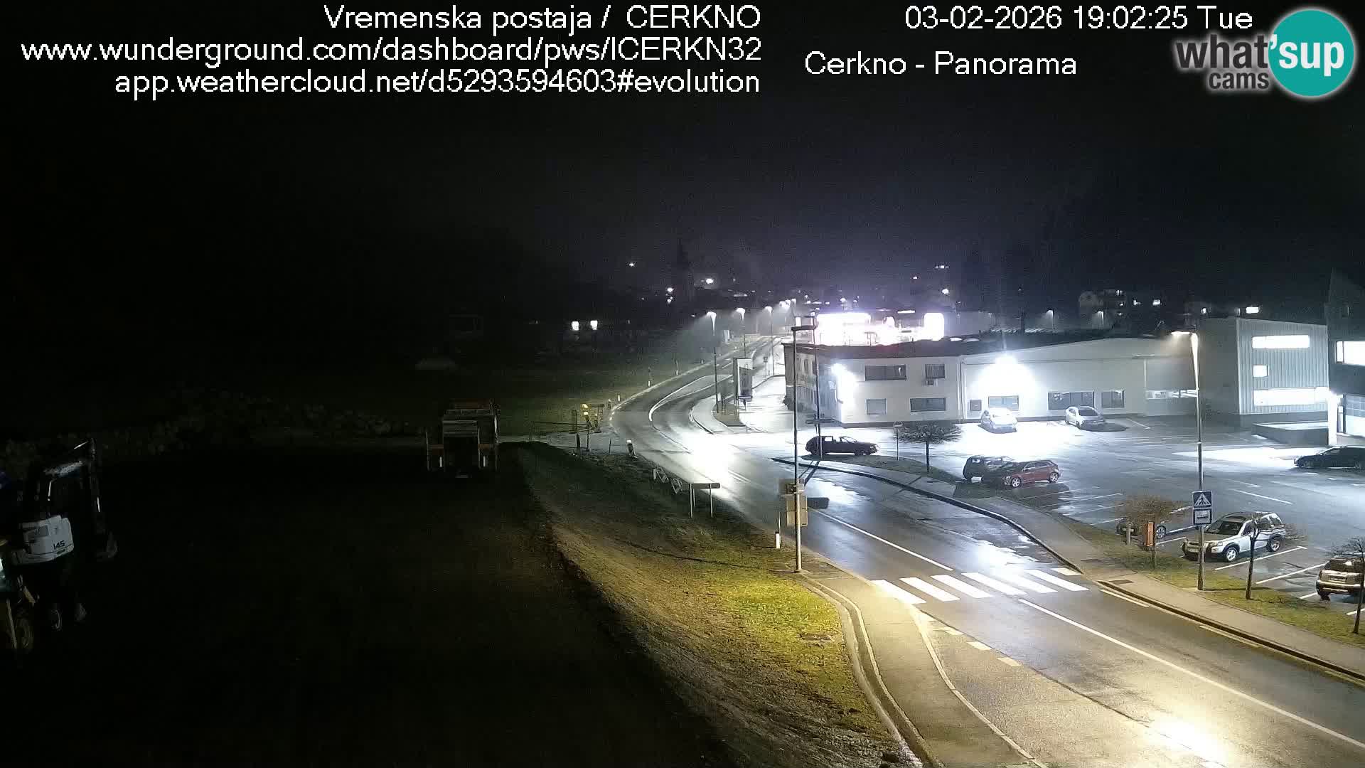 Cerkno Stadteingang Live-Webcam