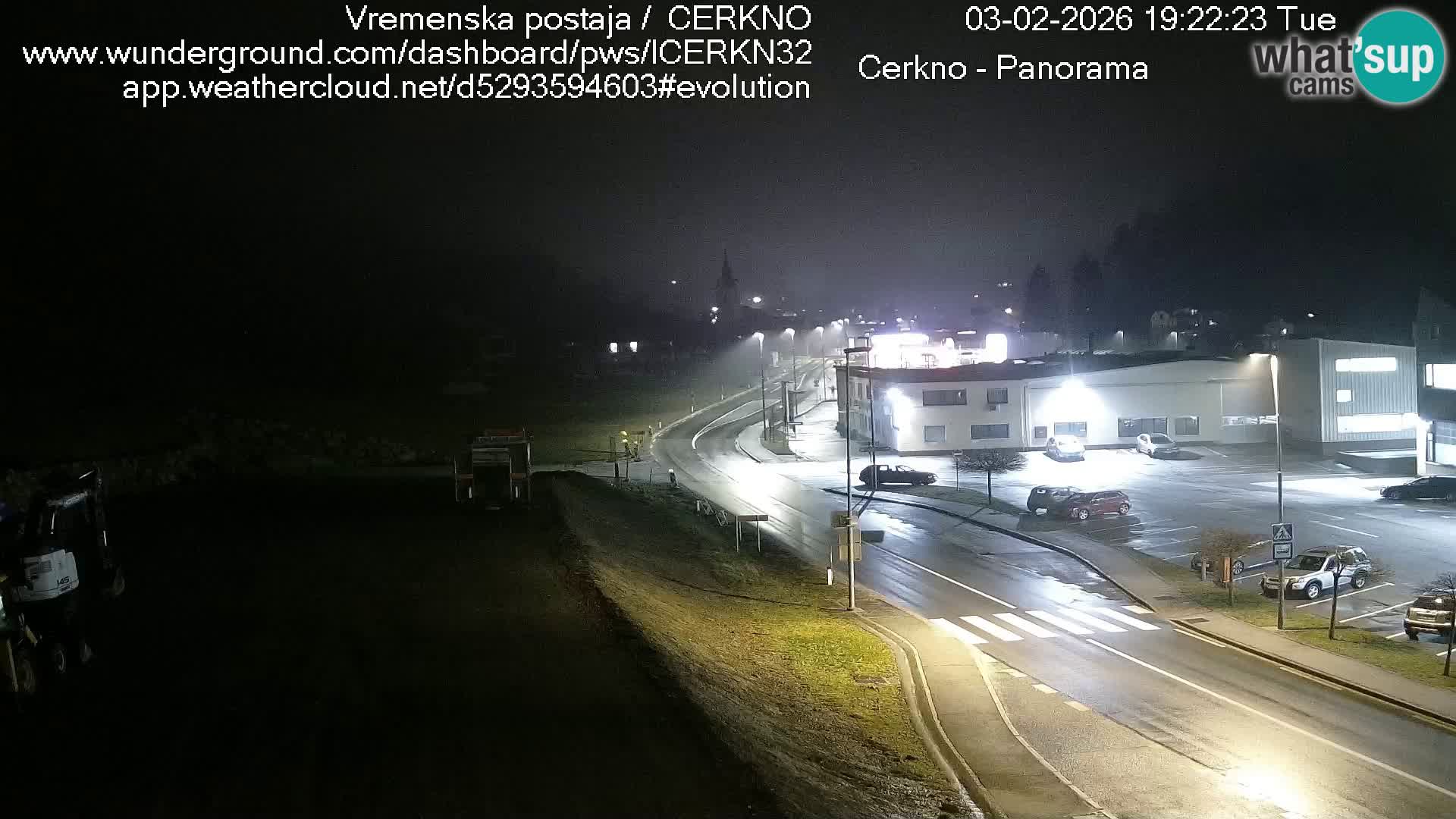 Cerkno ulaz u grad – Kamera uživo