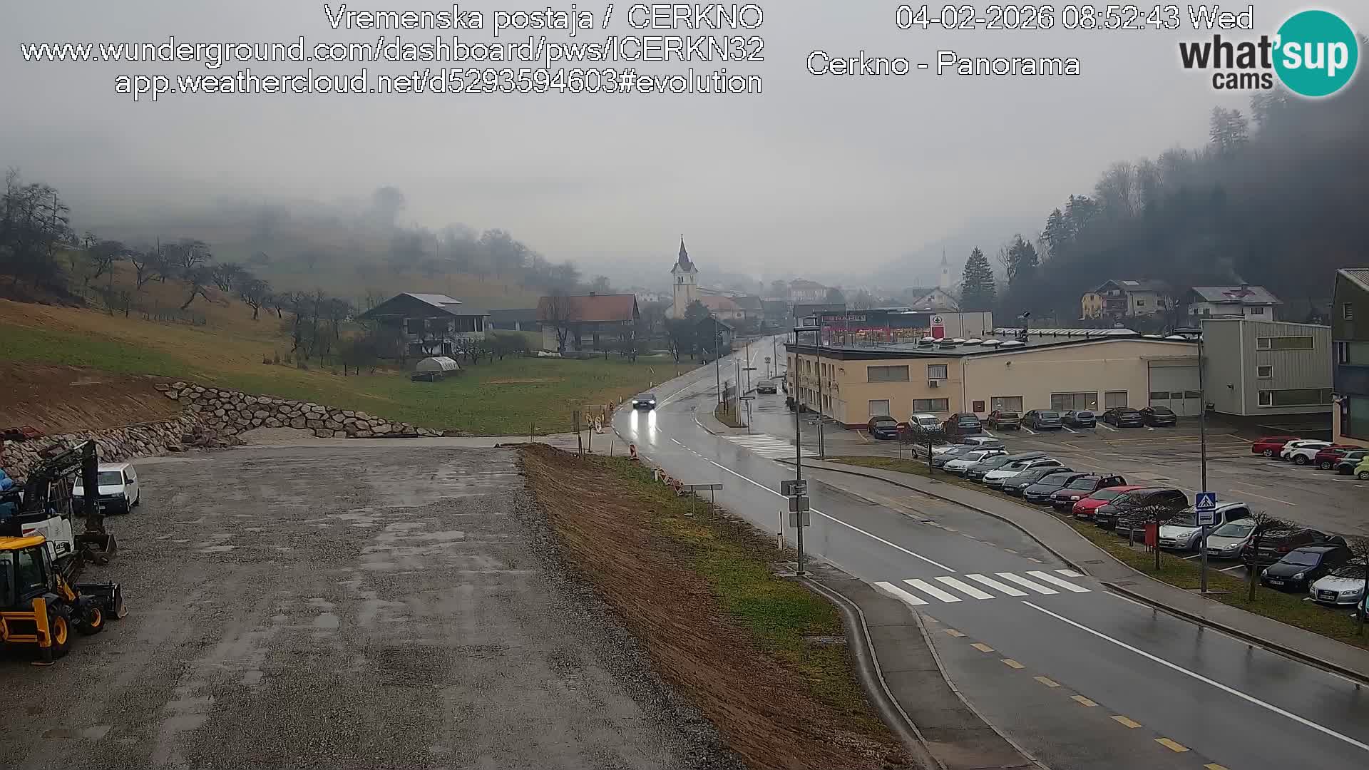 Webcam Ingresso Città di Cerkno